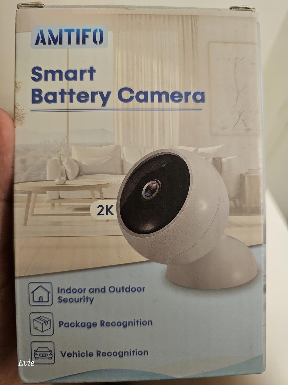 AMTIFO Security Cameras Wireless Outdoor Magnetic: Install-Free Smart Indoor 2K WiFi - Long Battery Life Powered Wireless Cameras for Home Security with AI Motion Detection customer photo 2