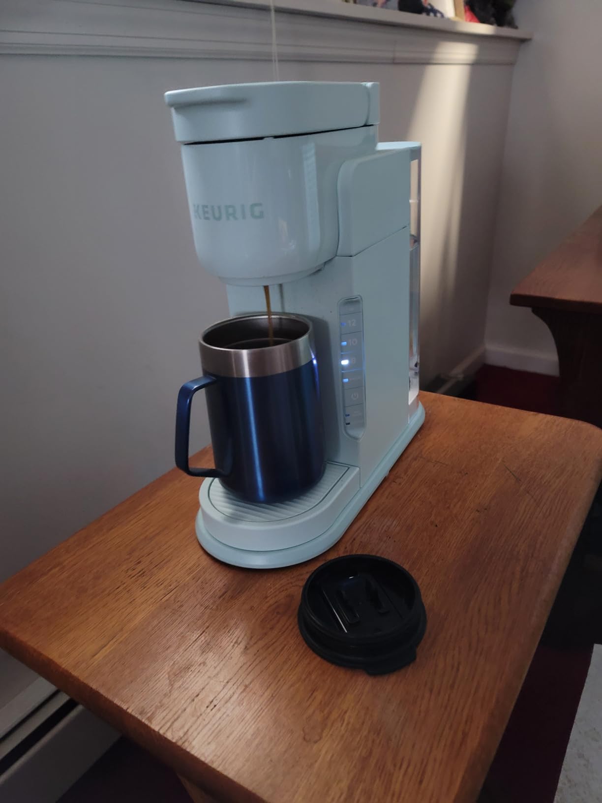 Keurig K-Express Single Serve K-Cup Pod Coffee Maker, 3 Brew Sizes, Strong Button Feature, 42oz Removable Reservoir, Warm Stone customer photo 2