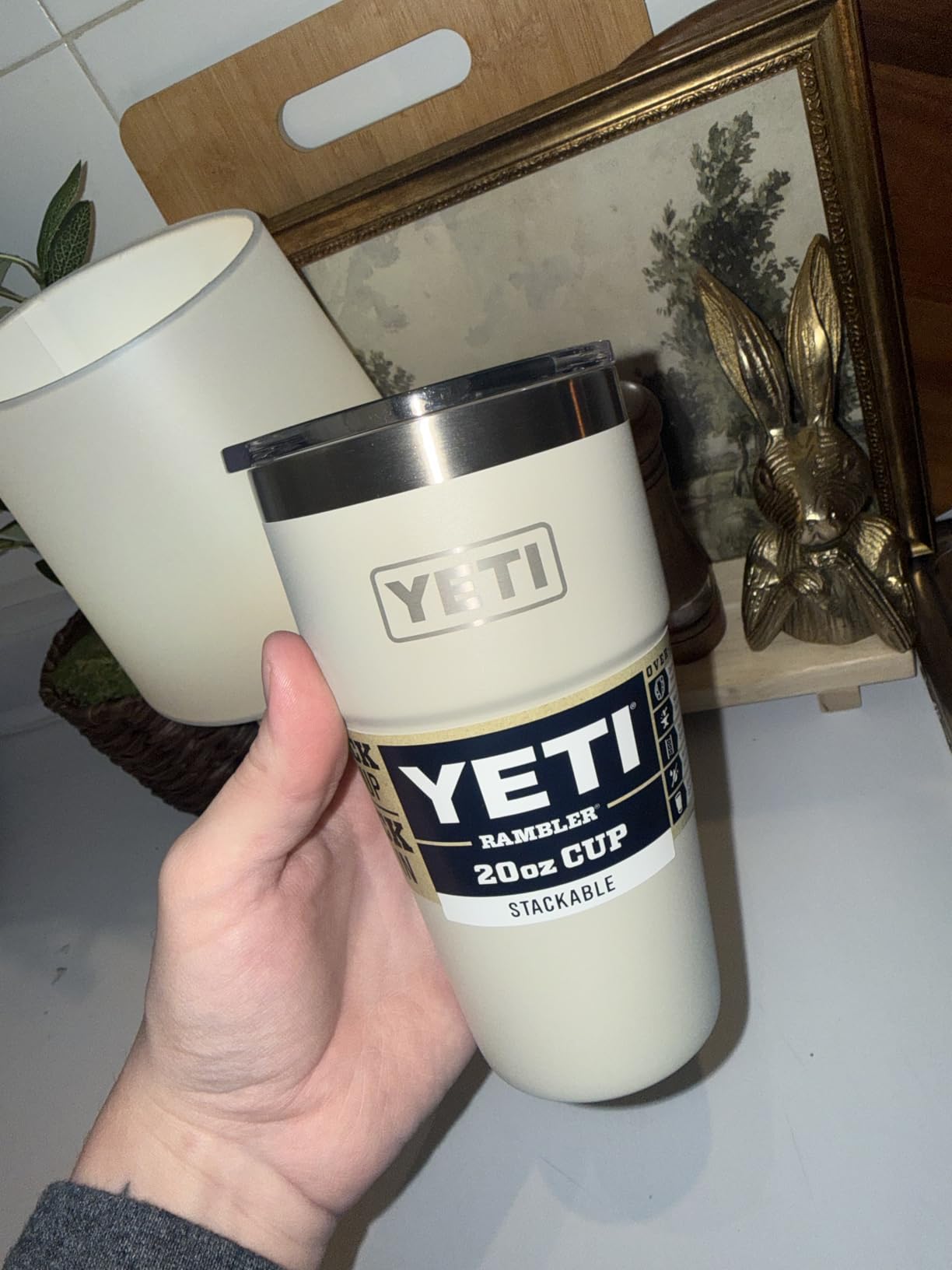 Rambler 20 oz Stackable Tumbler, Stainless Steel, Vacuum Insulated with MagSlider Lid customer photo 1