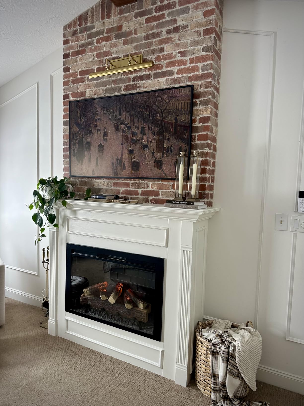 75-Inch Class QLED 4K LS03D The Frame Series Quantum HDR Smart TV w/Dolby Atmos, Art Mode, Anti-Reflection, Customizable Frame, Slim Fit Wall Mount with Alexa Built-in (QN75LS03D, 2024 Model) customer photo 2