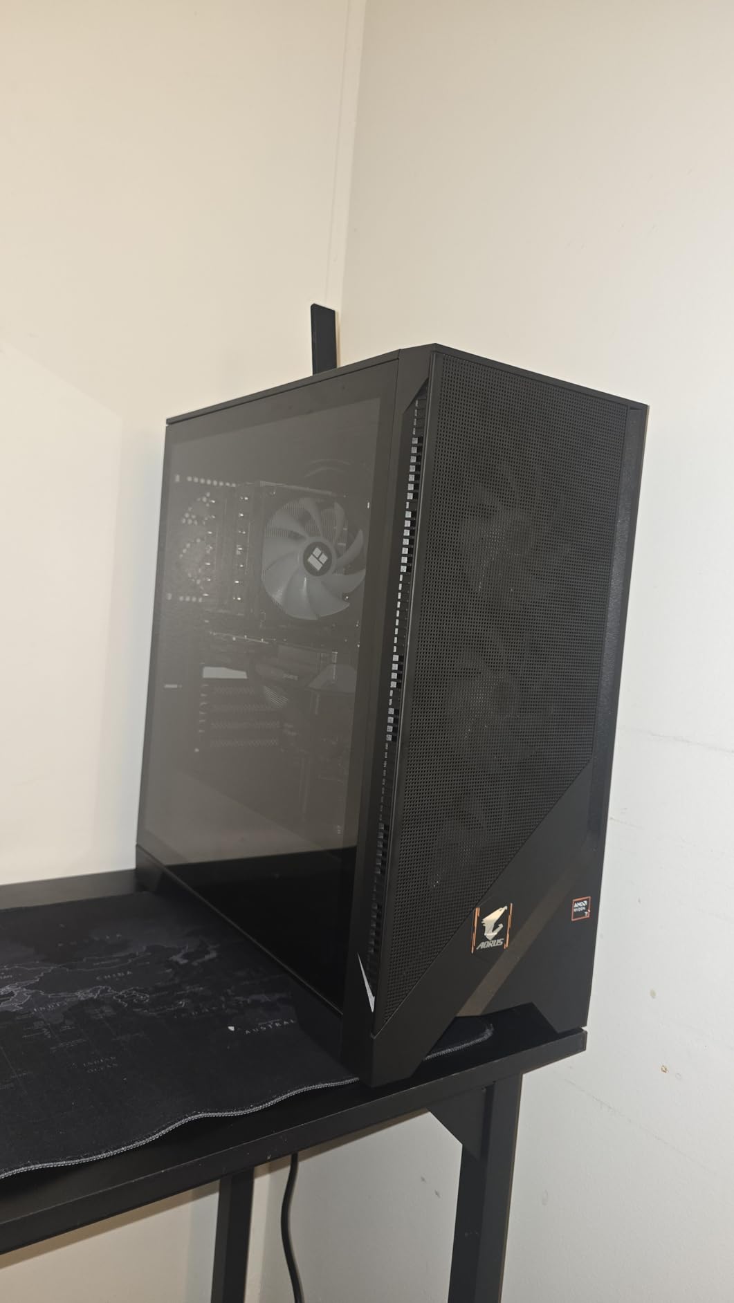 MSI MAG Forge 321R Airflow - Premium Mid-Tower Gaming PC Case - Tempered Glass Side Panel - ARGB 120mm Fans - Liquid Cooling Support up to 360mm Radiator - Vented Front Panel customer photo 1