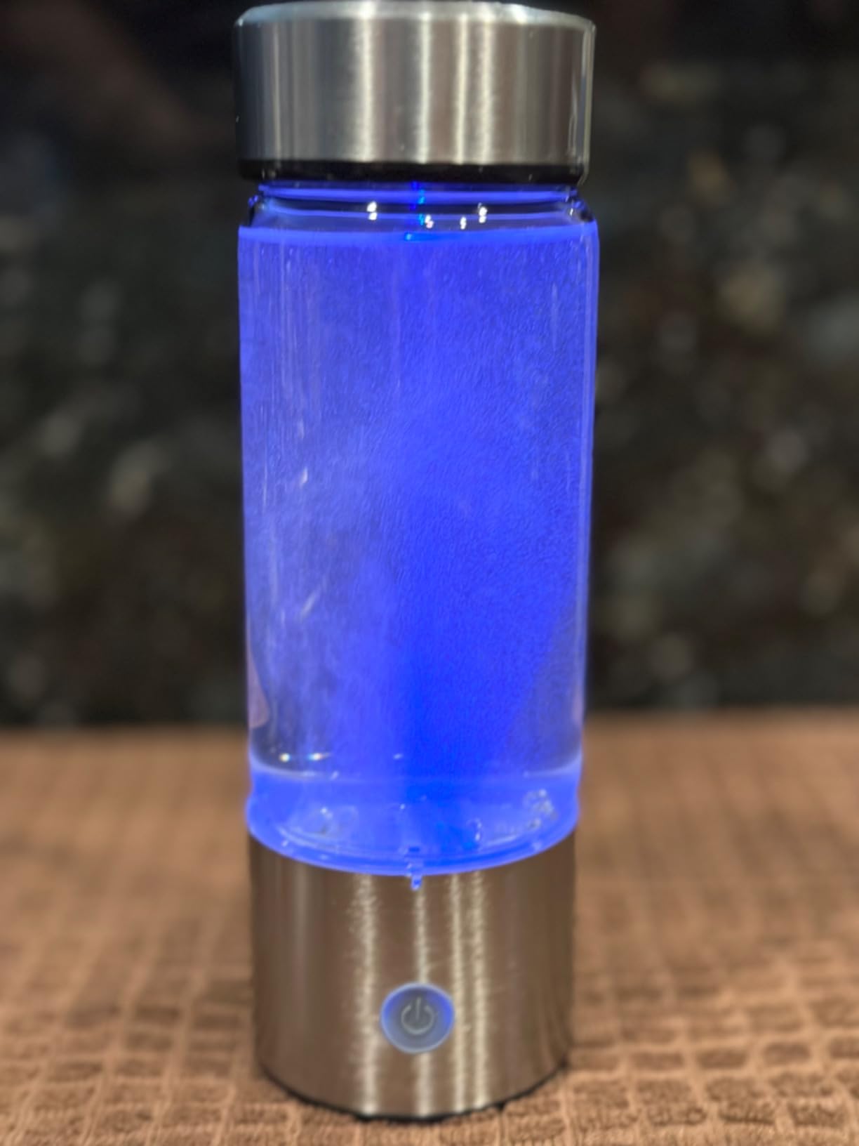 Hydrogen Water Bottle Generator, Portable Rechargeable aquahealth Hydrogen Water, Hydrogen Water Ionizer Machine, with SPE/PEM Technology, for Home Office Travel Fitness Drinking customer photo 2