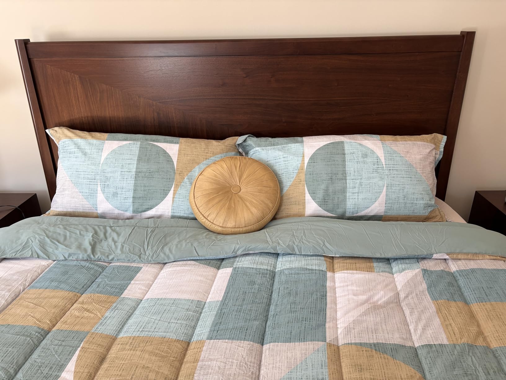 Sweet Home Collection RV Short Queen Comforter Set for RV Camper - Comforter Set with Fitted & Flat Sheet, 4 Pillowcases - Tailored for RV Short Queen Beds - Cozy Essentials for Your RV Bedroom, Gray customer photo 1