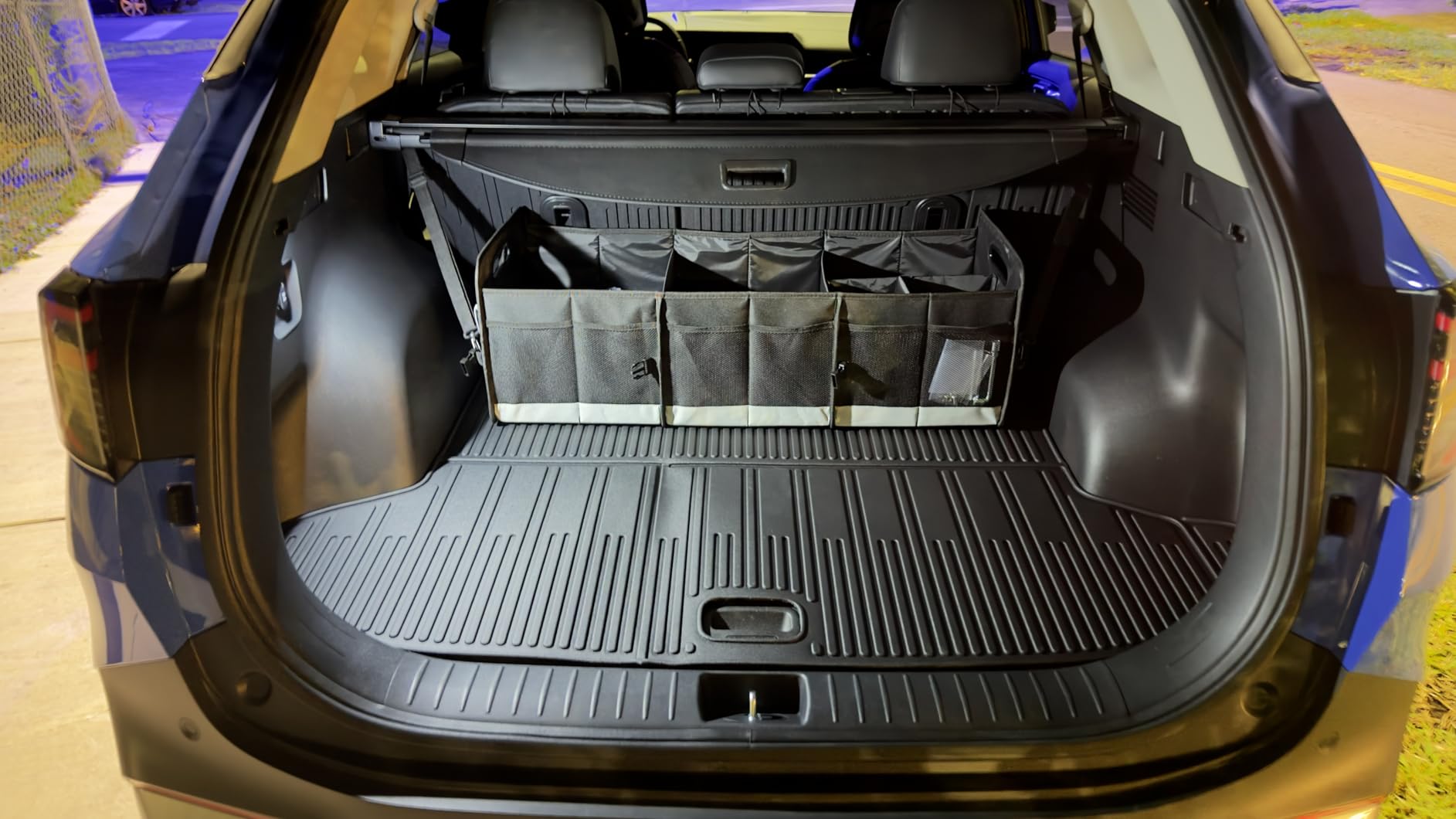 Trunk Organizer for Car, 95L Large Capacity Trunk Storage with Non-Slip Bottom Strips, Cargo Organizer for Suv, Truck, Sedan, Waterproof Portable Car Organizers for Women Men(Pink) customer photo 1