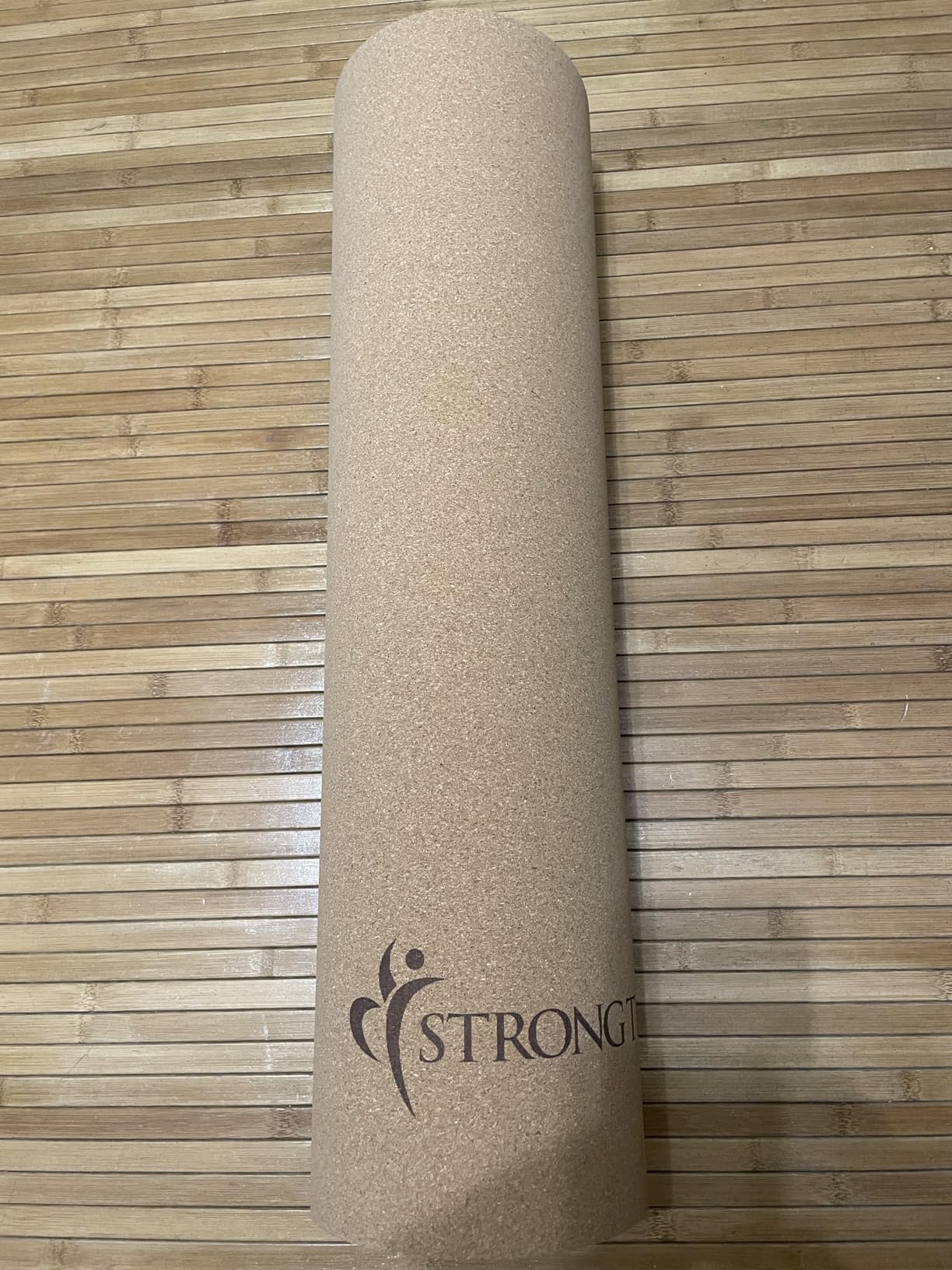StrongTek Eco-Friendly Cork Yoga Mat, 7mm Thick, 72x24, Cork+TPE, Non-Slip, Lightweight & Cushioned Mat for Hot Yoga, Pilates & Home Fitness customer photo 2