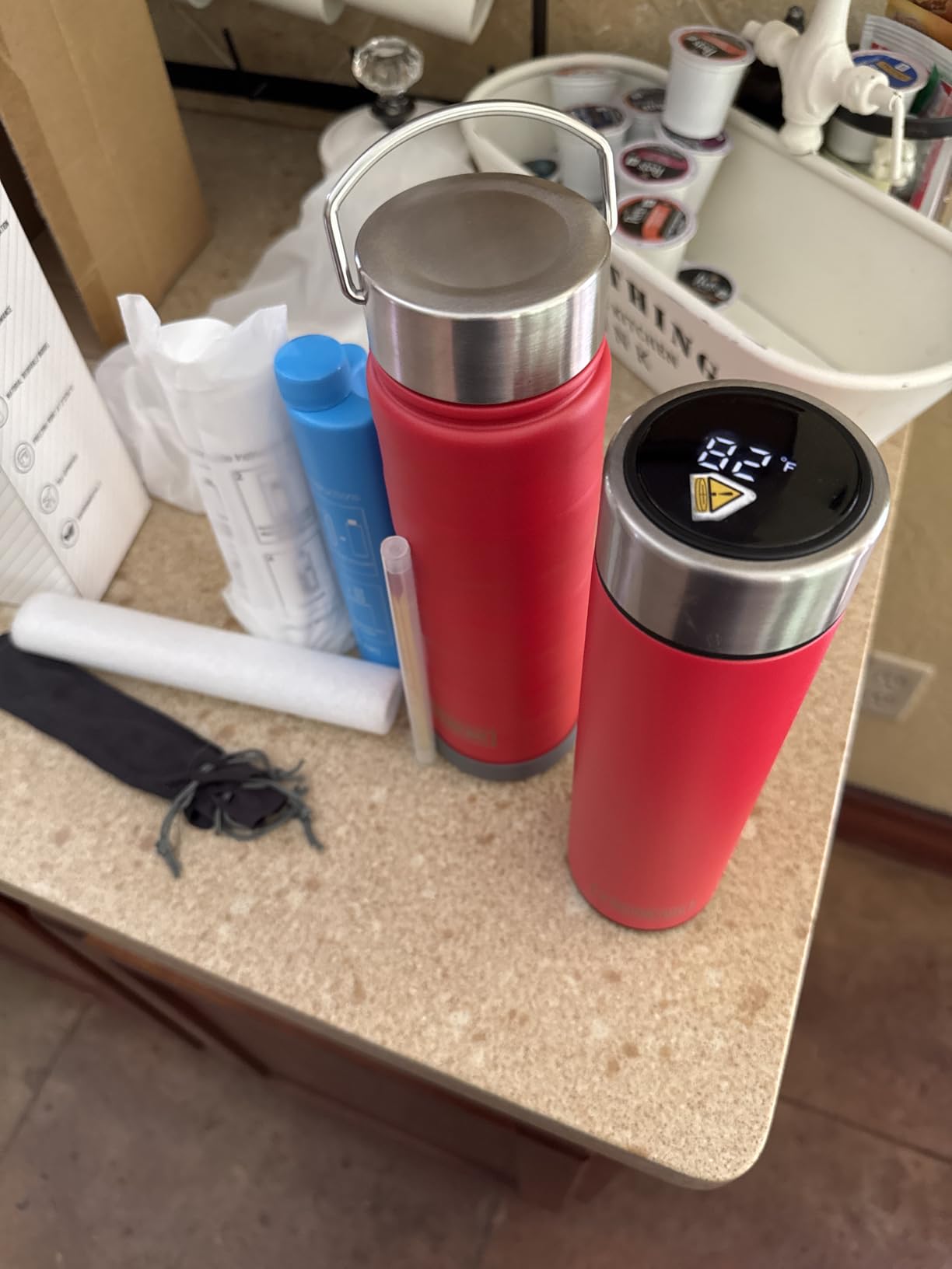 DISONCARE Odyssey 60H Insulin Cooler Travel case Digital Display Medication Cooler for Medicine Travel TSA Approved Ice Pack Diabetic Medical Cooler Diabetes Bag EpiPen with QR Medical Tag(Navy Blue customer photo 2
