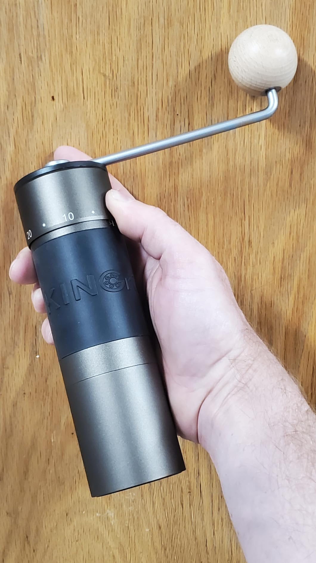 KINGrinder K6 Manual Hand Coffee Grinder customer photo 1