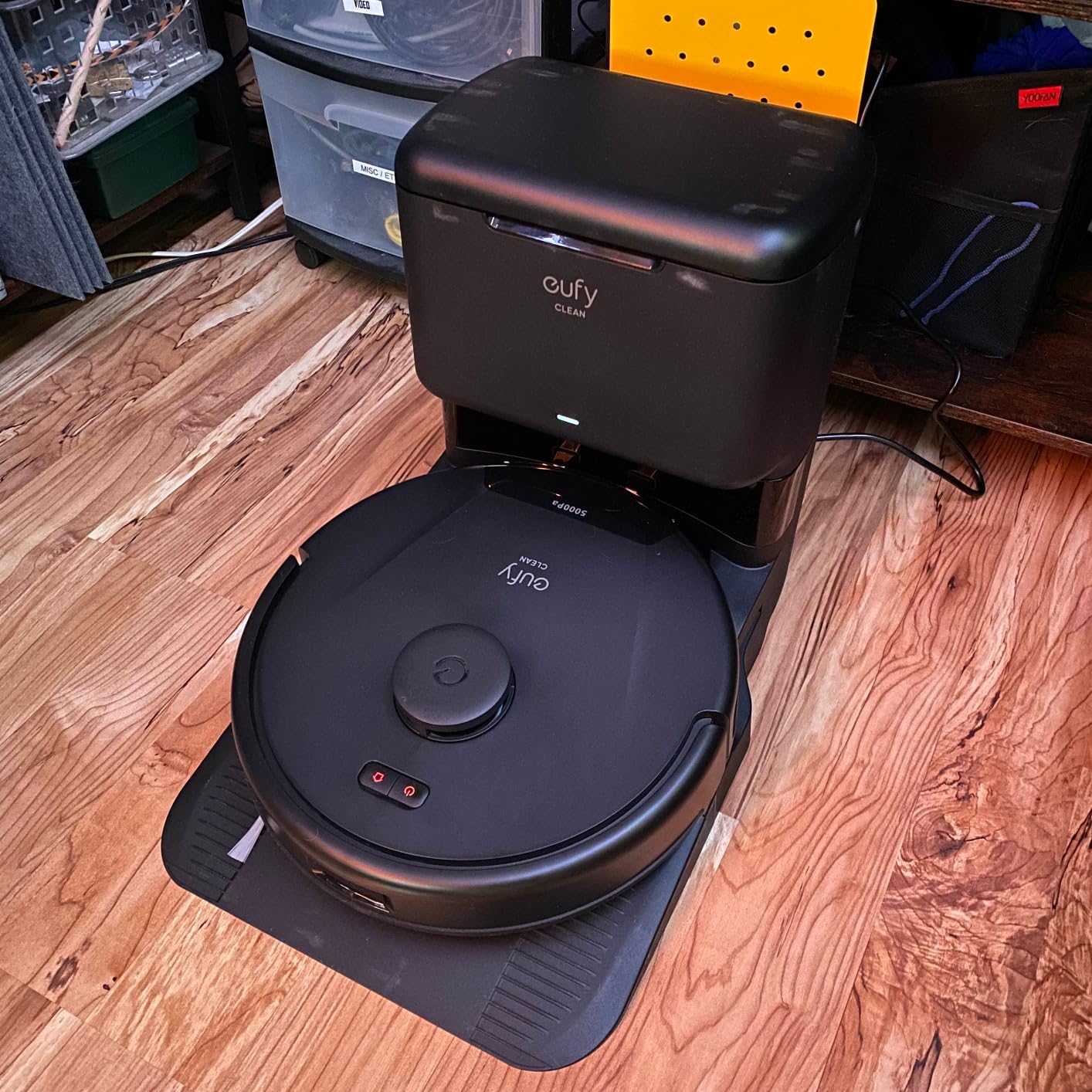 eufy L60 Robot Vacuum with Self Empty Station, Hair Detangling Technology, Up to 60 Days Hands Free Cleaning, 5,000 Pa Suction (Renewed) customer photo 1