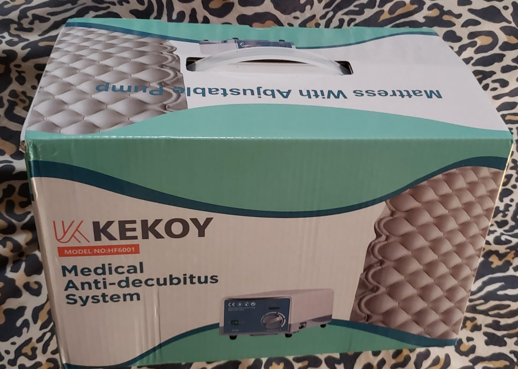 Kekoy Alternating Air Pressure Mattress Pad, Bed Sore Prevention, Hospital Bed Mattress Topper with Whisper Quiet Pump & Waterproof Heat Resistant Ulcer Cushion Pad for Home Use 75