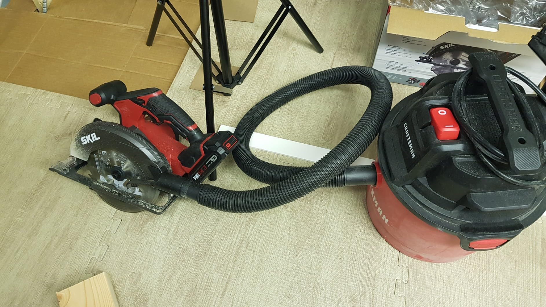 SKIL 20V Brushless 6-1/2In. Cordless Compact Circular Saw Kit - CR6413B-11 customer photo 1