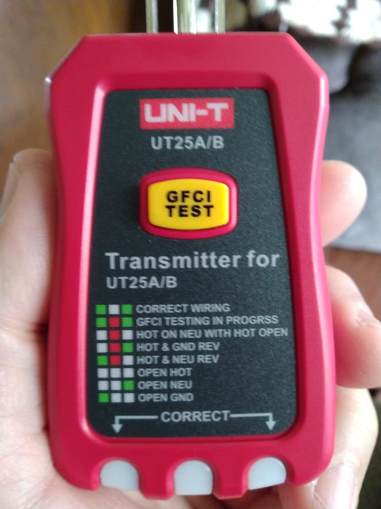 UNI-T AC/DC Advanced Circuit Tracer and Breaker Finder Kit, Wire Tracer Electrical in Wall Underground Short Open Detection 8V-480V Voltage Measurement 8 Languages(UT25CL) customer photo 2