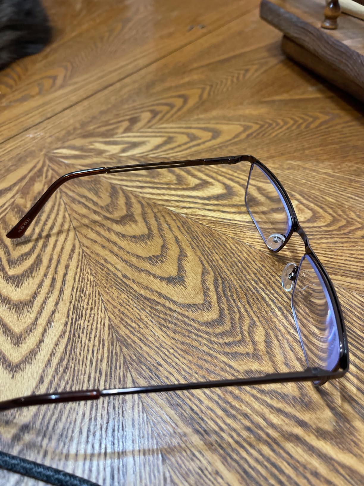 Blue Light Blocking Reading Glasses for Men With Spring Hinge Metal Full Frame Lightweight Readers Classic Trend customer photo 1