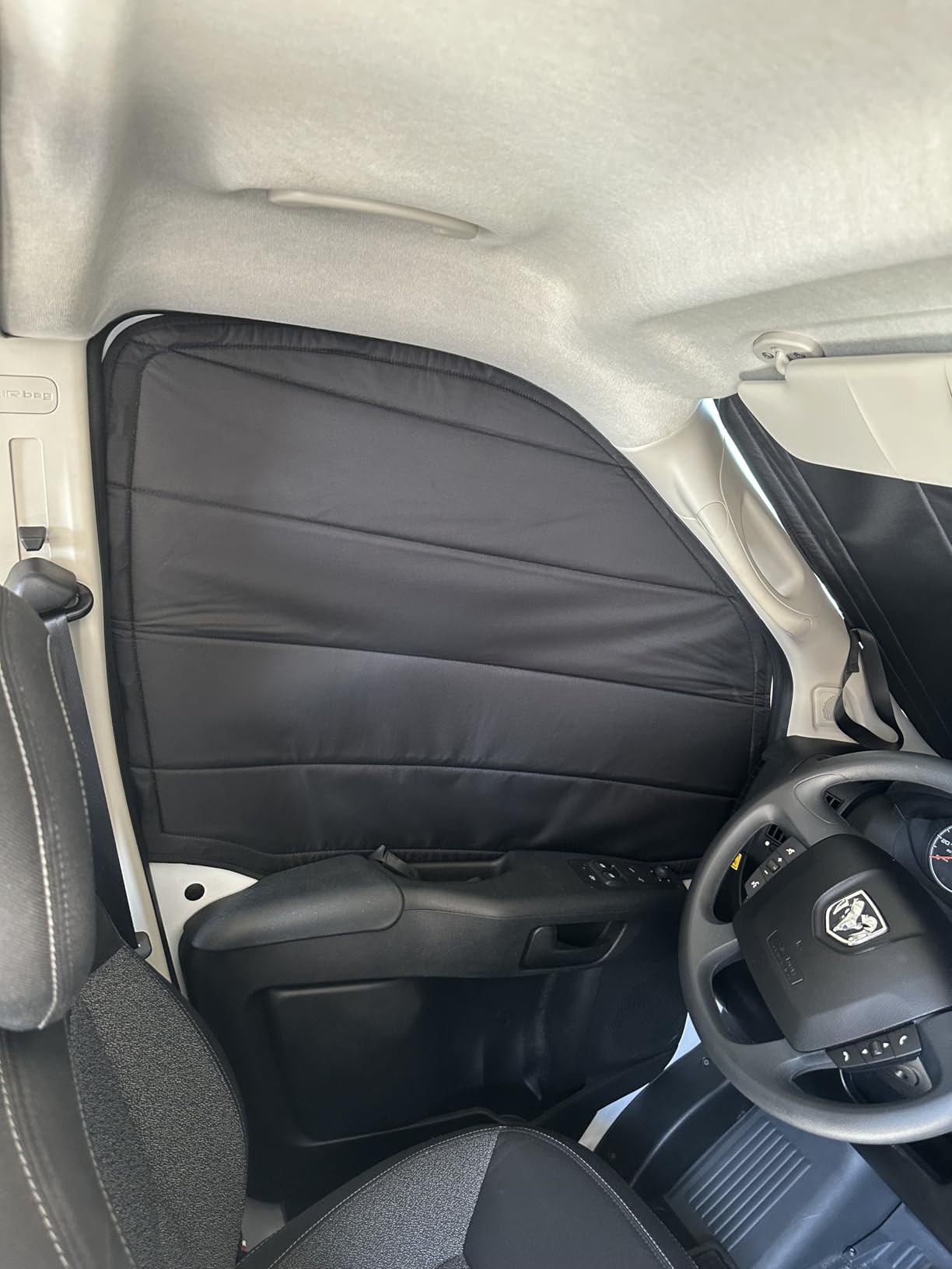 Living in a Bubble Insulated Blackout Window Covers for RAM Promaster 2014-Current (Driver/Passenger Door) customer photo 2