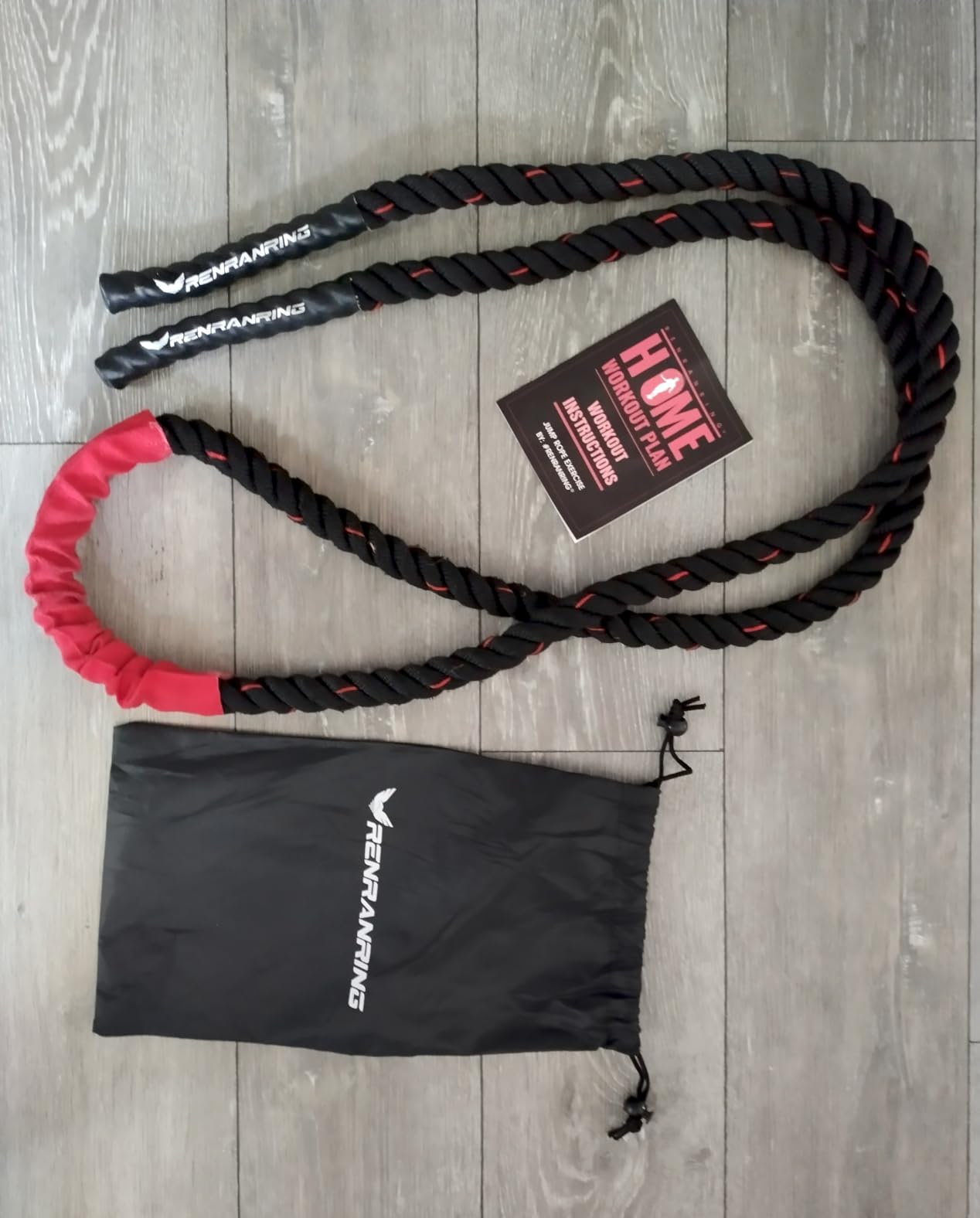 Weighted Jump Rope for Men and Women, 3lb 4lb 5lb Adult Heavy Skipping Rope, Jumprope for Fitness,Workout Equipment customer photo 1