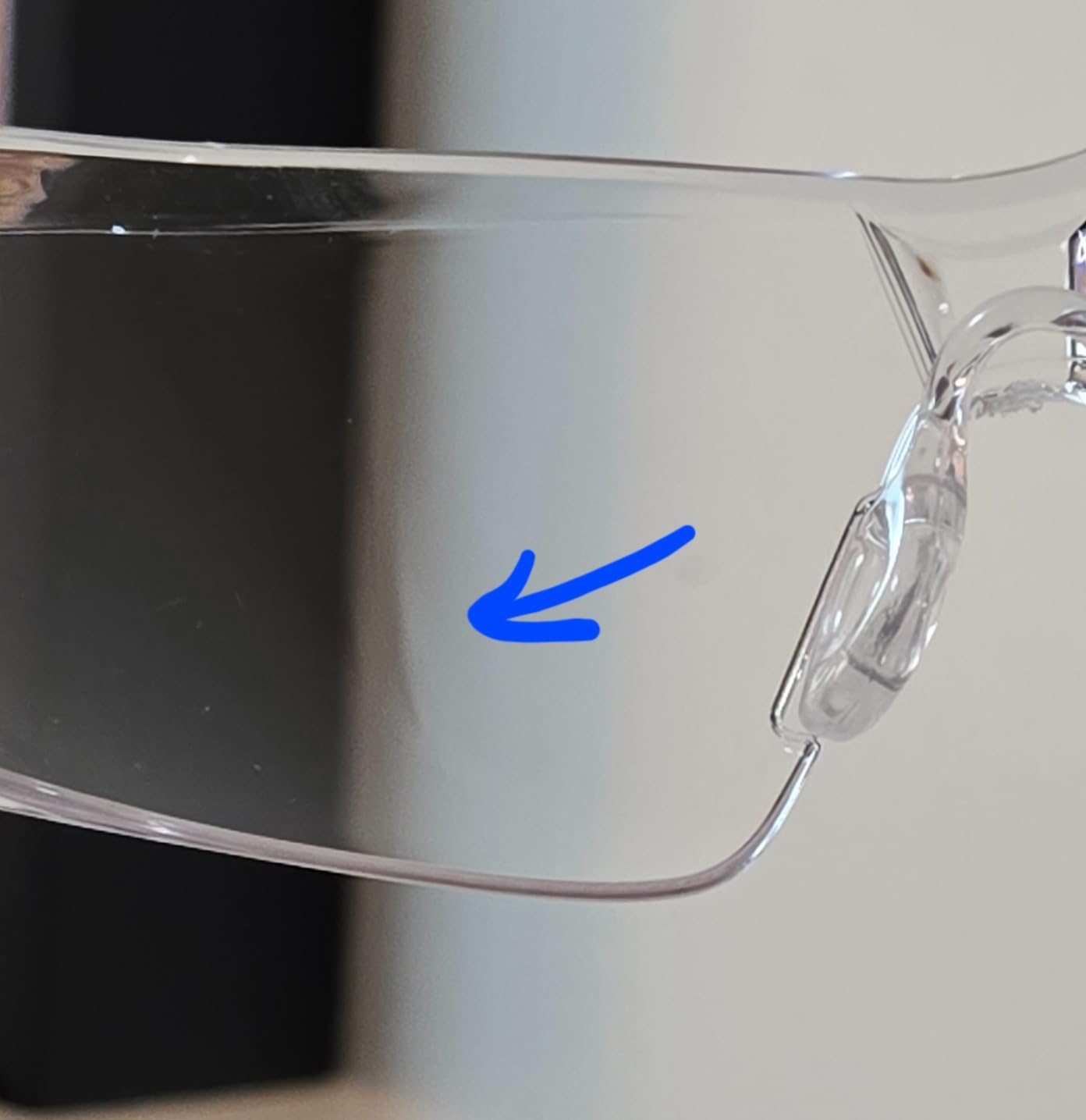 NoCry Clear Shooting Glasses for Men with Anti-Fog and Scratch Resistant Wraparound Lenses - ANSI Z87 Safety Glasses for Men with Adjustable Temples & Nose Pad - 100% UV Eye Protection for Shooting customer photo 3
