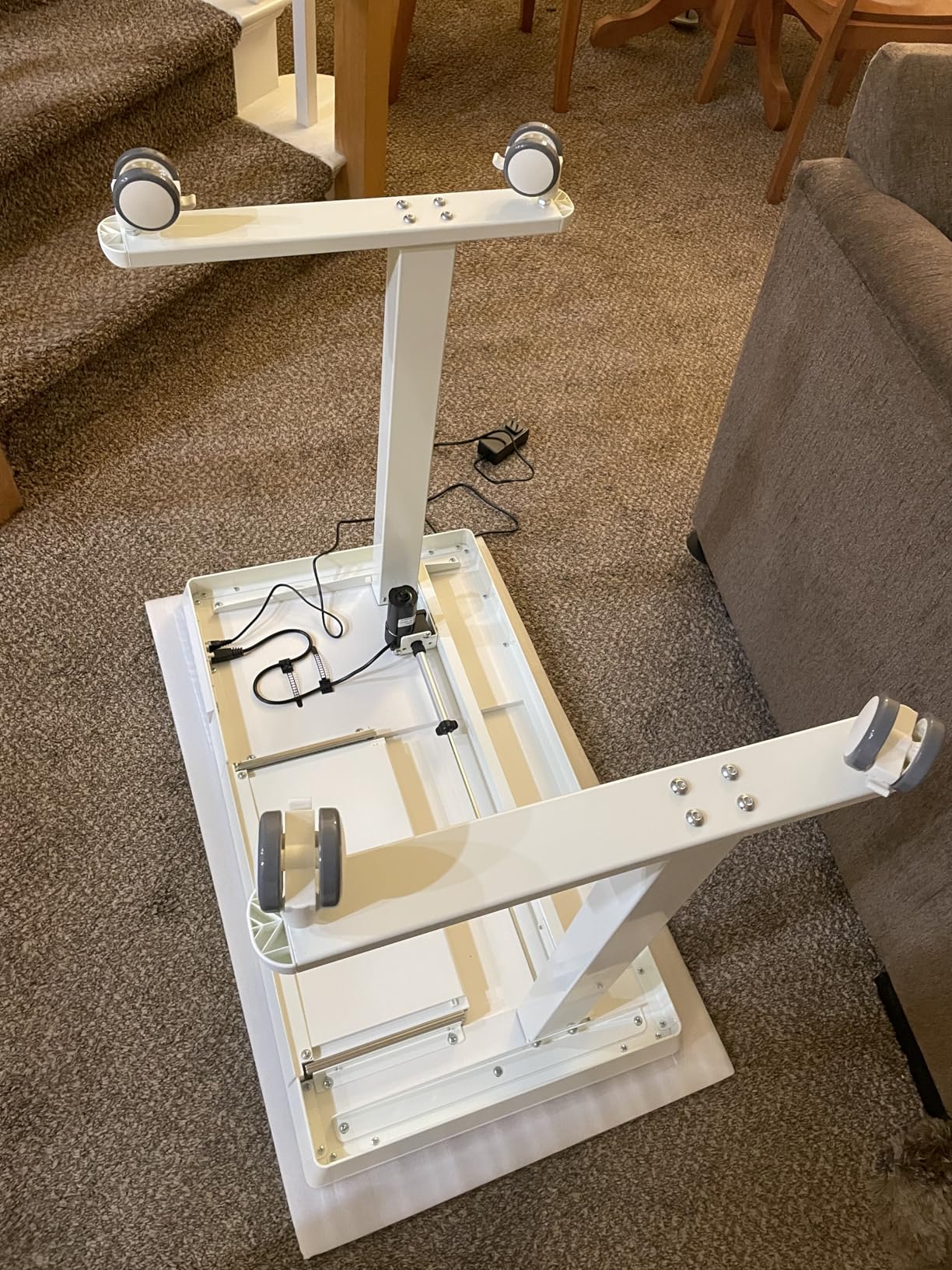Small Standing Desk with Drawer, 35