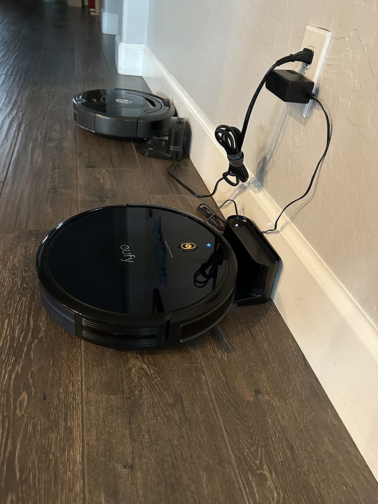 eufy Certified Like-New X10 Pro Omni Robot Vacuum and Mop Combo, 8,000 Pa Suction, Dual Mops with 12 mm Auto-Lift and Carpet Detection, Auto Mop Washing, Auto Drying, Self-Emptying(Renewed) customer photo 2