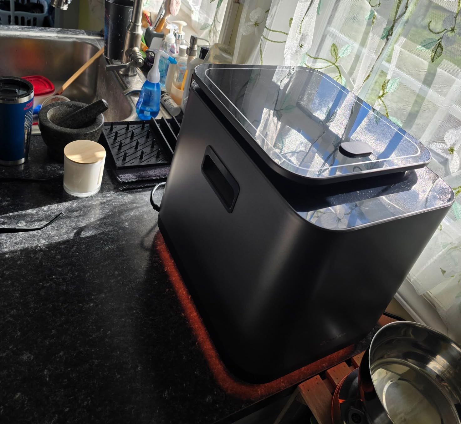 GoveeLife Smart Electric Composter for Kitchen, 3L Compost Bin Indoor with App & Voice Control, Auto-Cleaning, 3 Modes, Turn Food Waste to Fertilizer for Garden, Food Waste Compost Machine customer photo 1