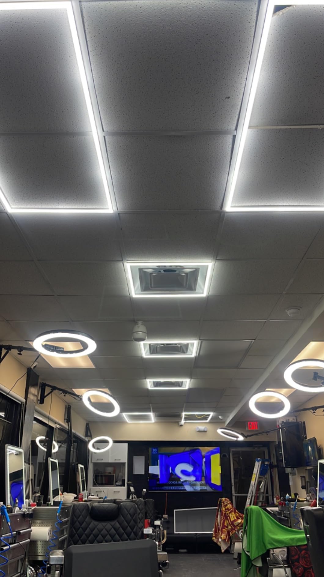 2X4 FT Edge-Lit Frame LED Panel Lights,5CCT Selectable 3000K-6500K, 2600/3900/5200LM,20W/30W/40W Switch, Grid Drop Ceiling Lights,0-10V Dimmable, Damp Rated,100-277V,ETL Listed (2X4 Edge - 4 Pack) customer photo 1
