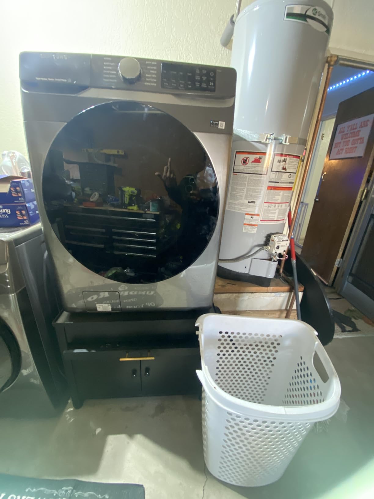 GDLF Laundry Pedestal Heavy Duty Metal Washer Dryer Pedestal 29