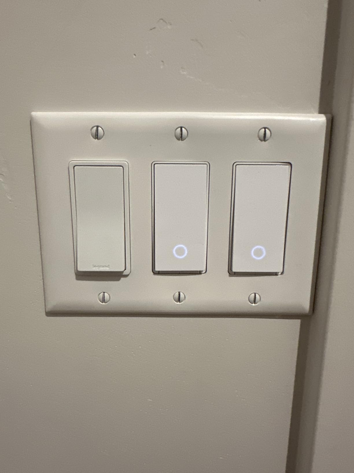 Kasa Smart Dimmer Switch 2-Gang HS220-2, Single Pole, Needs Neutral Wire, 2.4GHz Wi-Fi Light Switch Compatible with Alexa and Google Home, UL Certified, No Hub Required, White customer photo 1