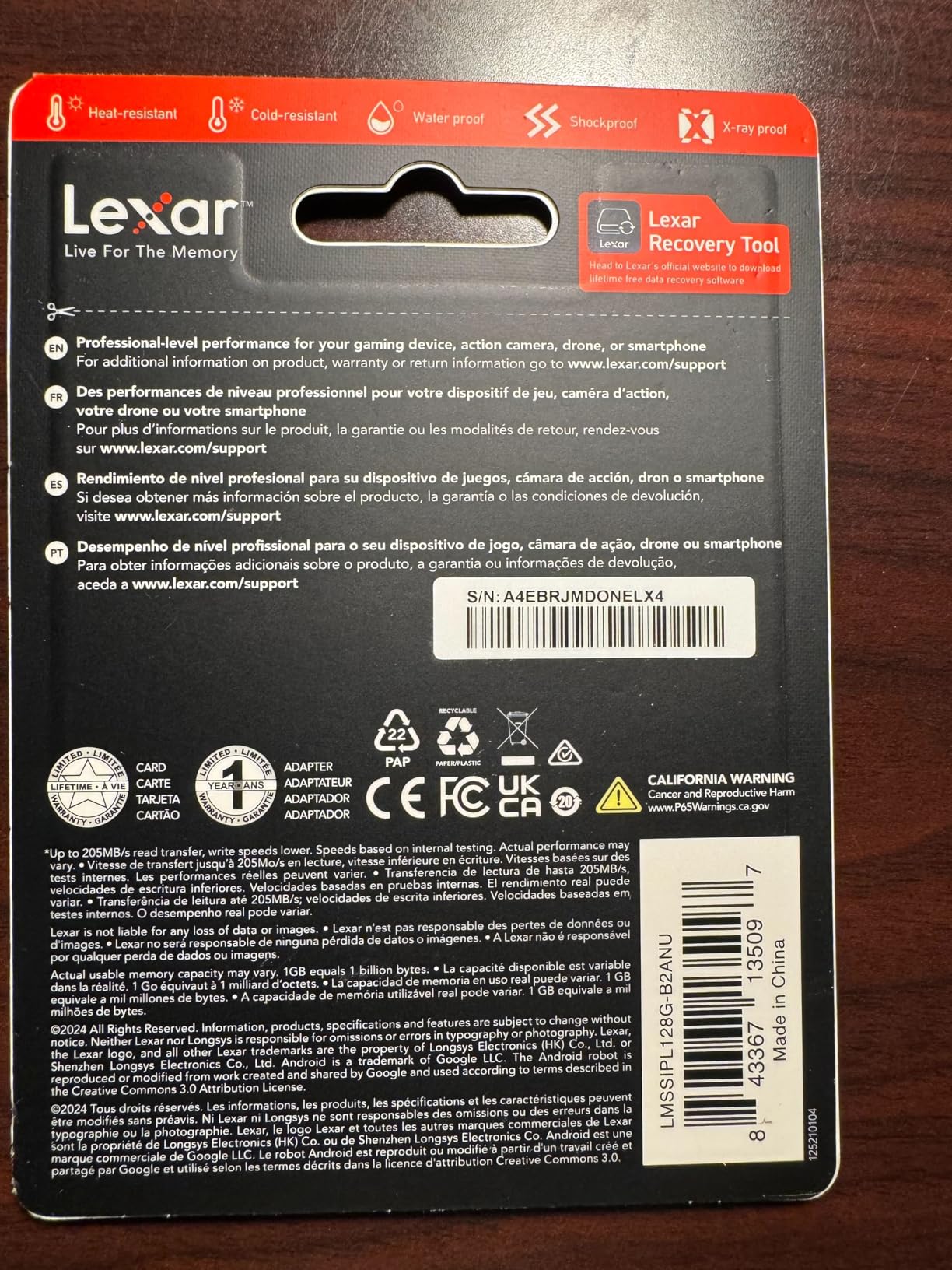 Lexar 256GB (2-Pack) Professional Silver Plus Micro SD Card, UHS-I, C10, U3, V30, Full HD & 4K, Up to 205/150 MB/s microSDXC Memory Card customer photo 2