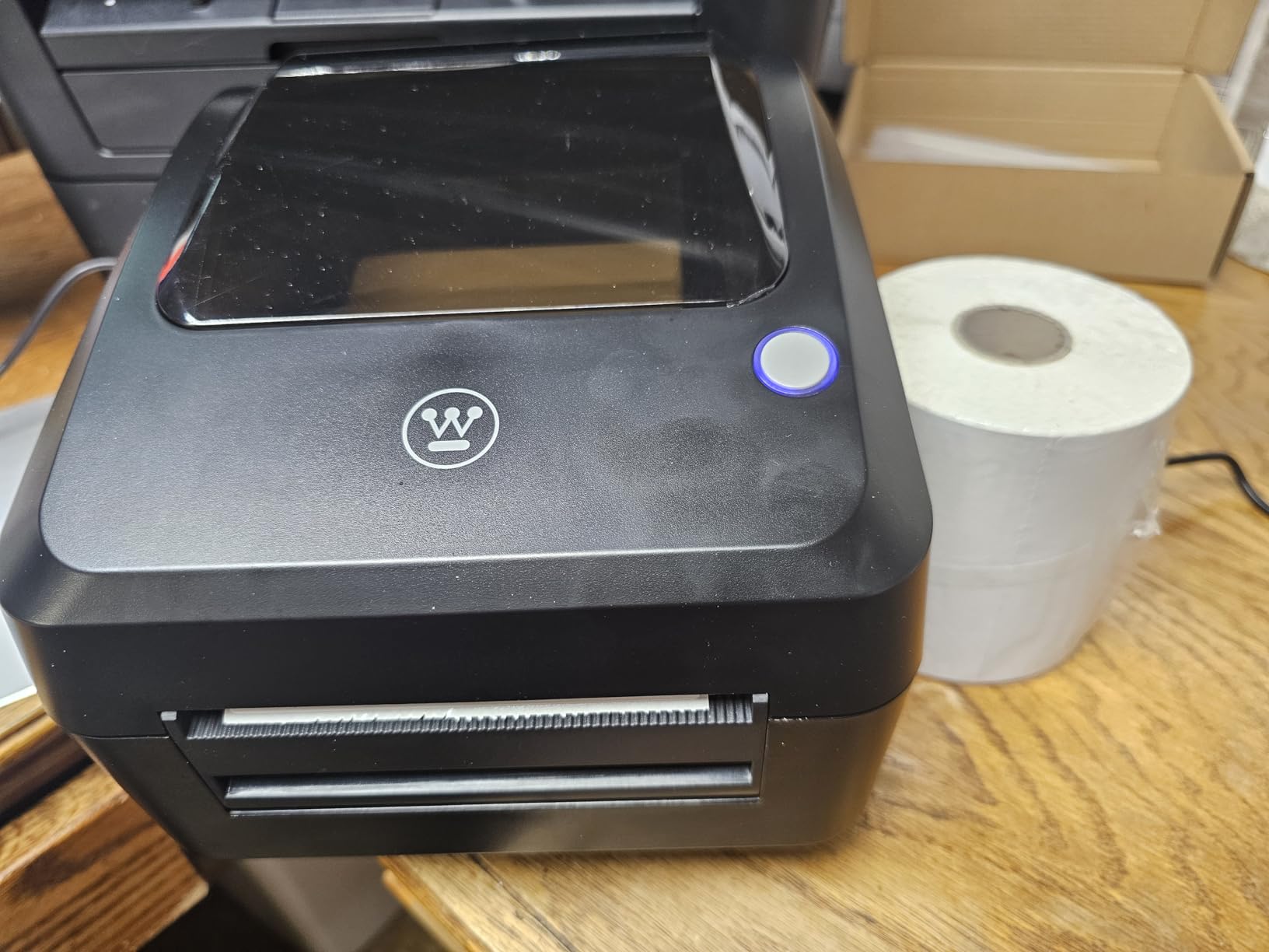 Westinghouse Thermal Shipping Label Printer USB, 4x6 Label Commercial Grade, Compatible with USPS, UPS, FedEx, eBay, Shopify, Amazon, & More, Desktop Label Printer for Packages, Includes Sample Labels customer photo 1