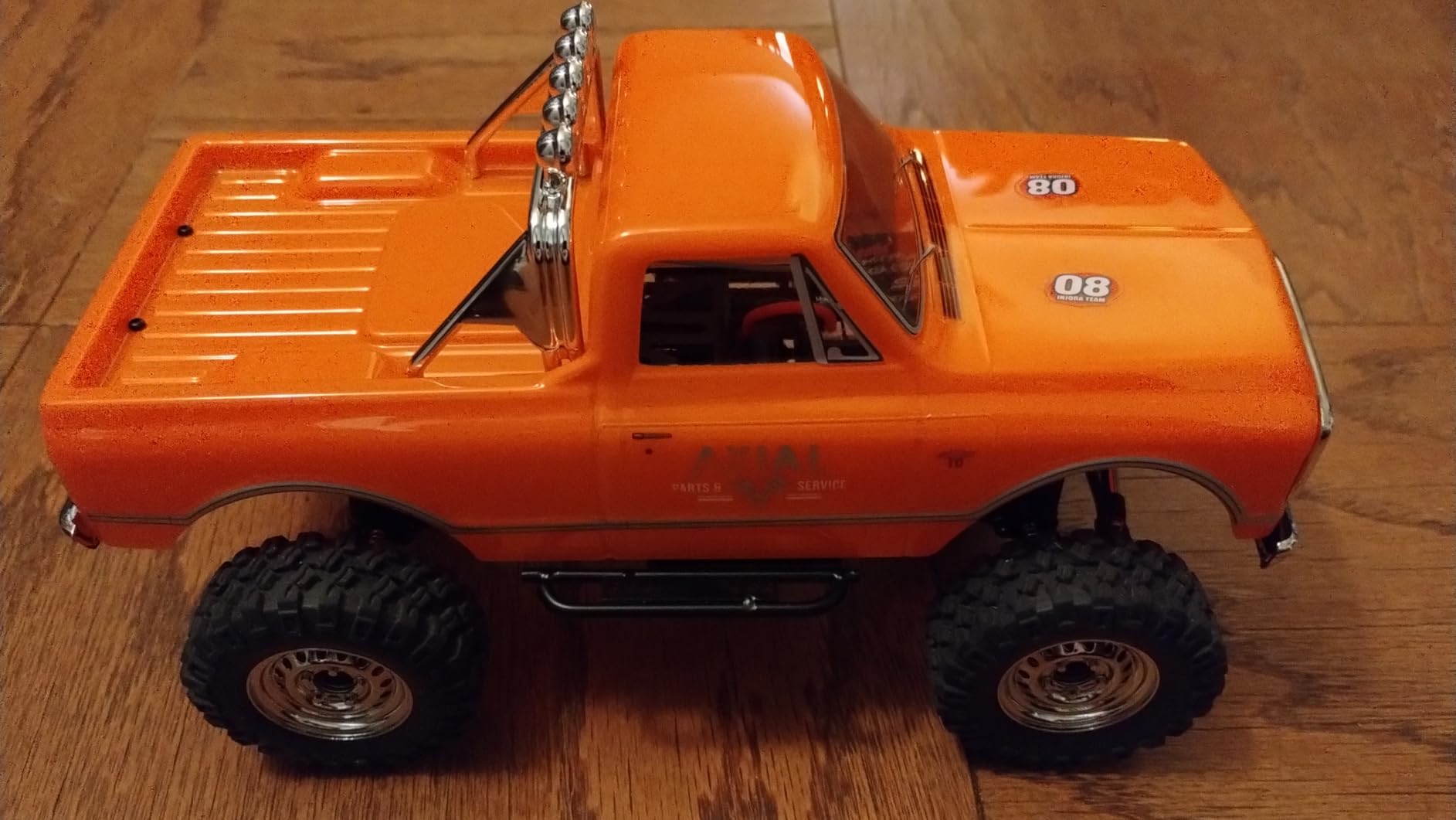 Axial RC Truck 1/24 SCX24 1967 Chevrolet C10 4WD Truck RTR (Comes with Everything Needed to Run), Orange, AXI00001V2T3 customer photo 1