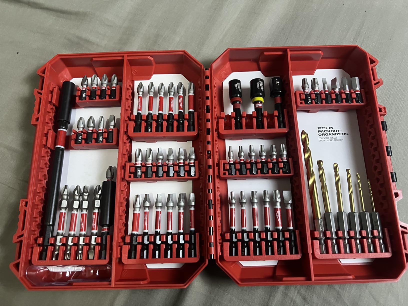 Milwaukee Shockwave Bit & Drill Bit Kit w/ 60 Pcs - 48-32-4097 customer photo 1