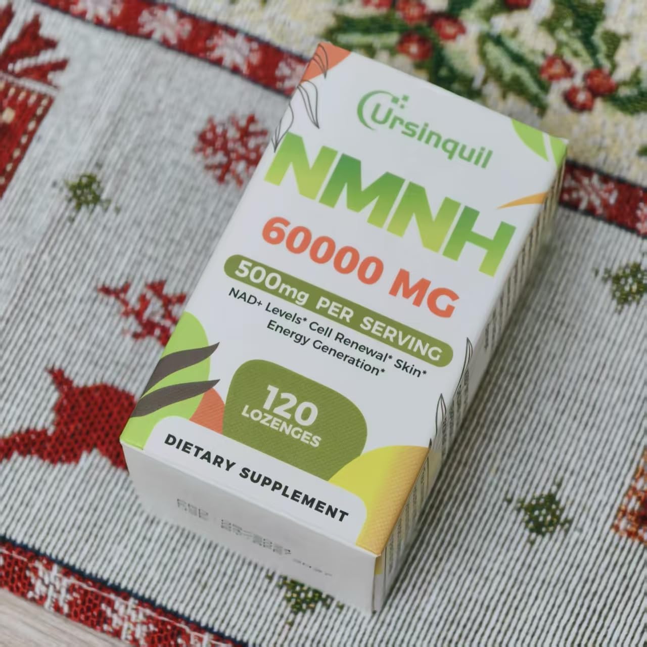 Sublingual NMNH 500mg (Dihydronicotinamide Mononucleotide) (120 Servings, NMNH 500mg per Serving) NAD Supplement to Boost NAD Levels as We Age, for Anti-Aging, Energy, Immunity, Focus - 120 Count customer photo 2