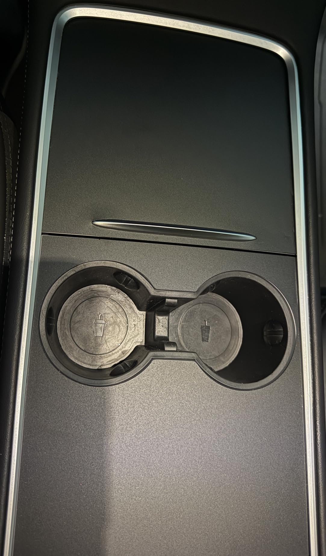 Center Console Wrap Kit: Carbon Fiber Texture Heat Resistant Scratch-Proof Suit for Tesla Model 3 2021-2023 and Model Y 2021-2024 customer photo 1