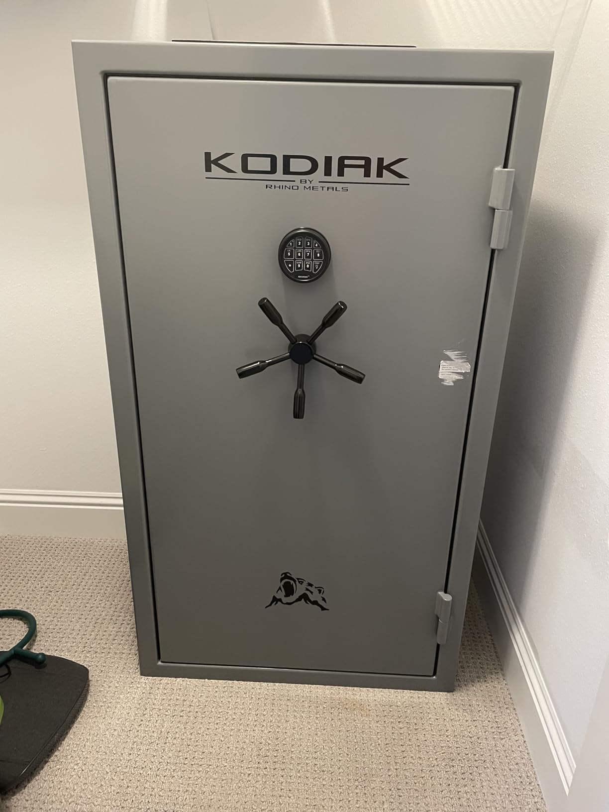 Kodiak Home Gun Safe for Rifles & Pistols | KGX5933G by Rhino Metals with New SafeX Security System | 41 Long Guns & 6 Handguns | 60 Minute Fire Protection | Gloss Gray Finish | 536lbs customer photo 1