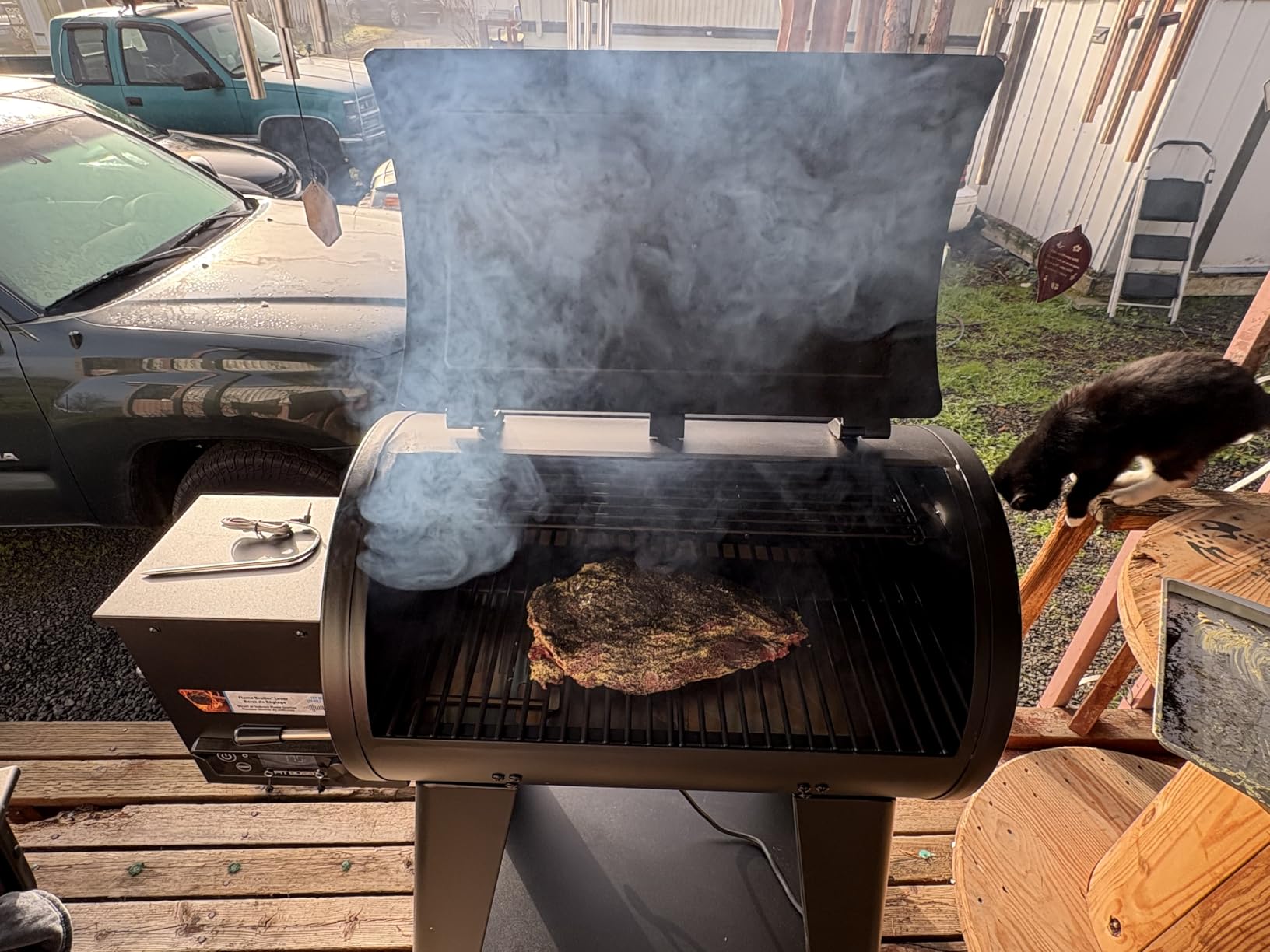 Pit Boss 850FB2 Pellet Grill, Matte Black - 11088 customer photo 2