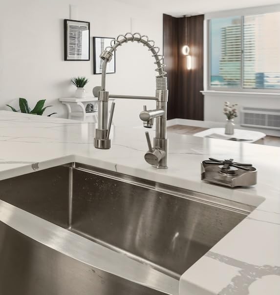 KRAUS CleanMate Glass Rinser for Kitchen Sink in Spot-Free Stainless Steel Color Finish, KGR-500SFS customer photo 2
