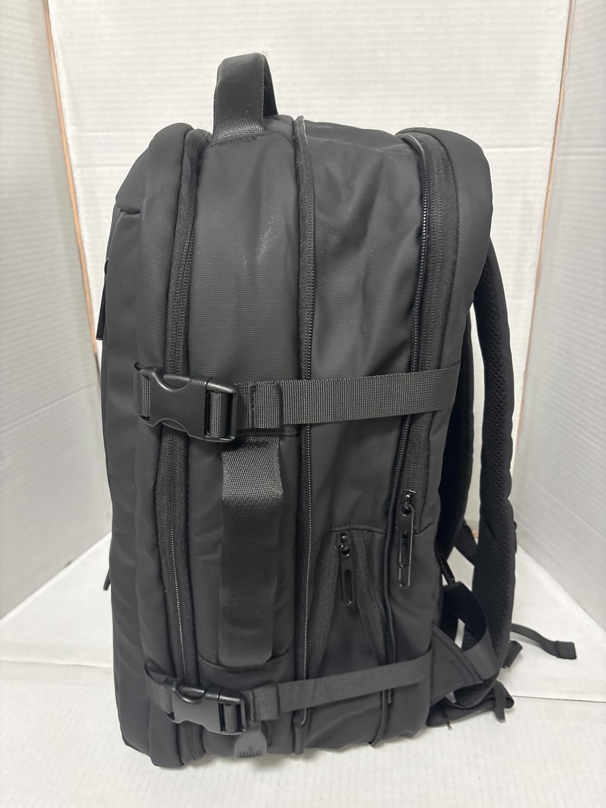 Carry On Travel Backpack for Airplanes | 35L Suitcase Backpack Luggage Business Weekender Bag - Expandable Travel Carry On Flight Approved for Men Women - Black customer photo 1