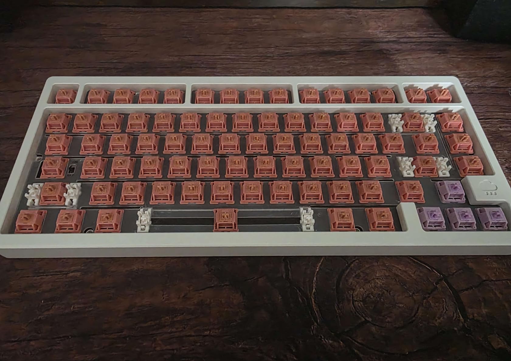 Akko Rosewood Keyboard Switch for Mechanical Gaming Keyboard, 5-Pin 40gf Linear Pre-Lubed Switches (45pcs) customer photo 1