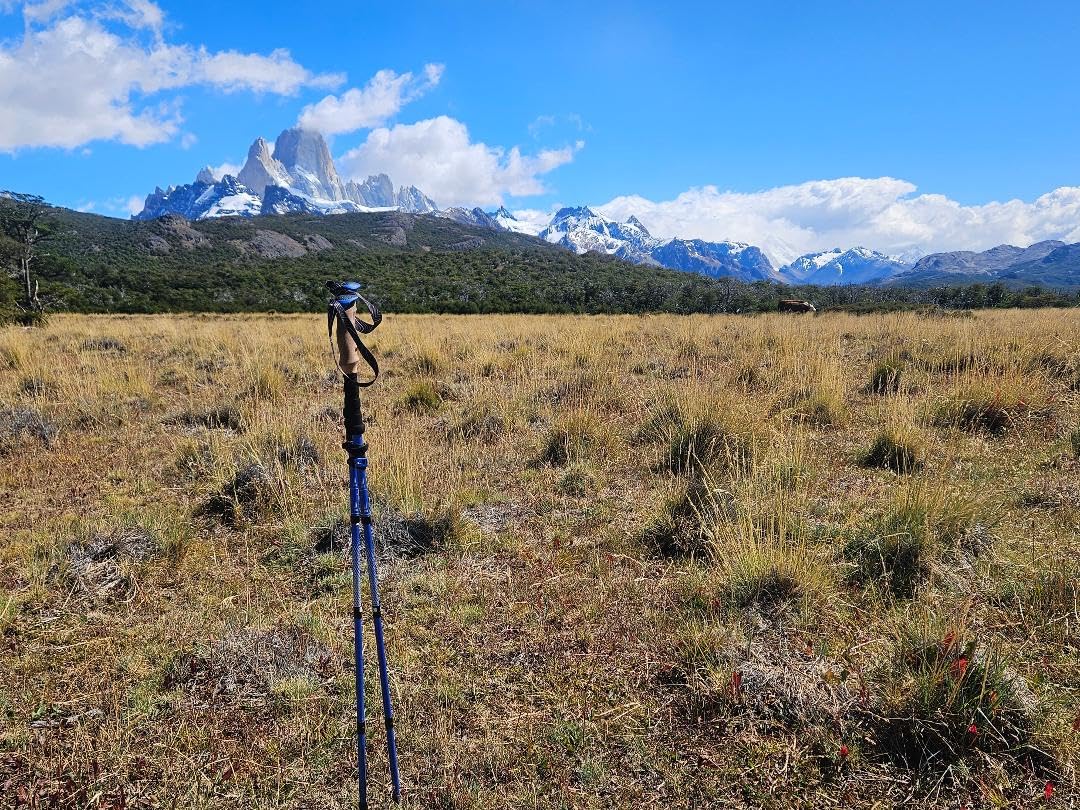 Premium Foldable Hiking Poles by USA Brand - Adjustable, Lightweight Trekking Poles Made of Aircraft Aluminum, Metal Locks Cork EVA Grips customer photo 1