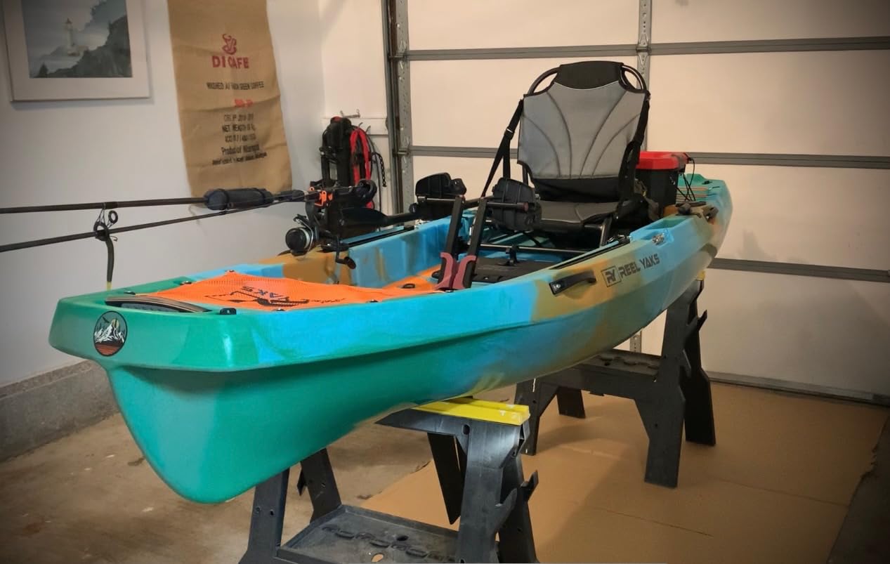 Reel Yaks Radar Modular Fishing Kayak - 10ft, 400 lbs Capacity, Sunrise - Pedal Fishing Kayaks for Adults & Youth, Sit on Top, Compact Storage, Lightweight, Easy Transport customer photo 2