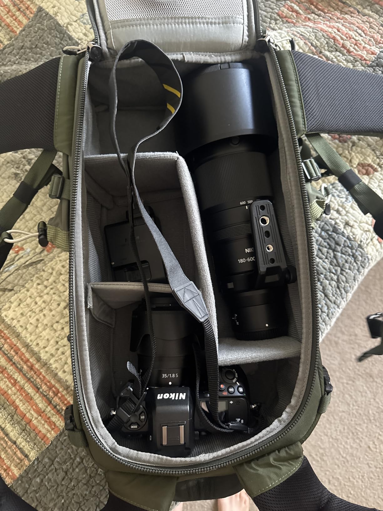 Think Tank BackLight 36L Camera Daypack Backpack for DSLR, Mirrorless, Photography and Video - Slate Black customer photo 1