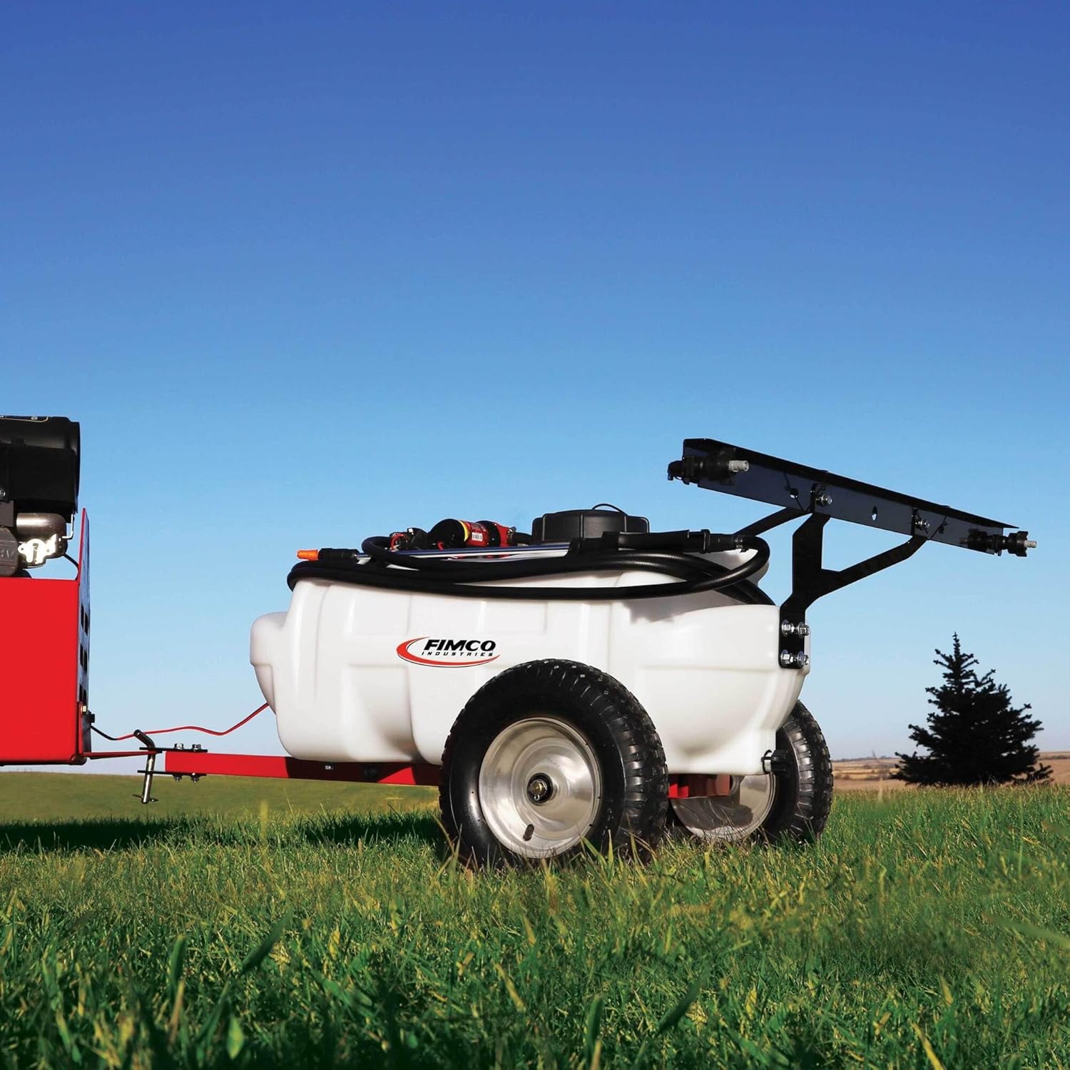 FIMCO Trailer Sprayer with 2 Nozzle Boom, 15 Gallon, 1.2 GPM, 60 PSI, Model# 15-2N-TRL-GS customer photo 2