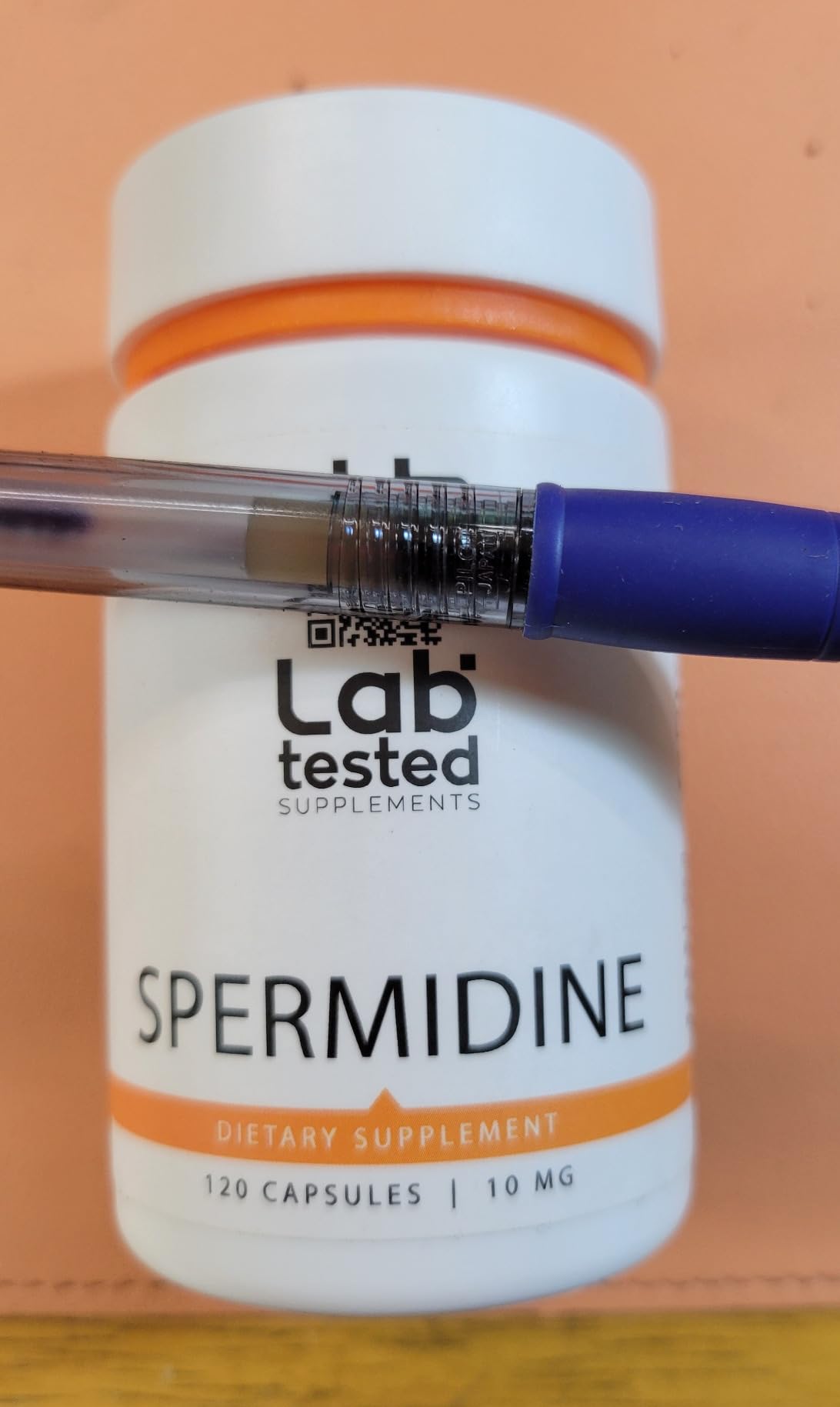 Spermidine 3HCL Supplement - 120 10mg Capsules - 3rd Party COA's provided with Every lot# - Spermidine Trihydrochloride customer photo 2