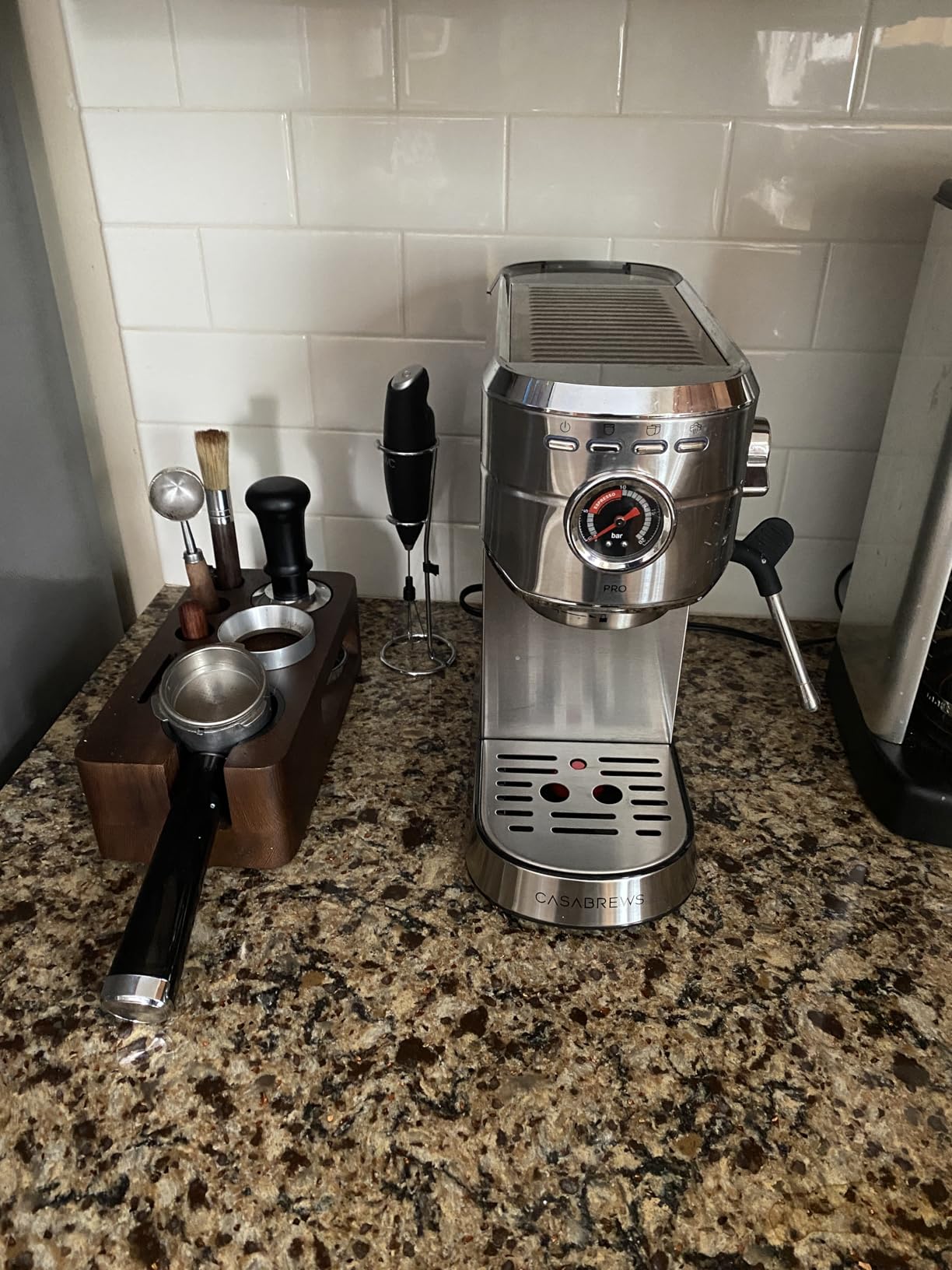 Apexstone Coffee Tamper Spring Loaded 51mm, Calibrated Espresso Tamper 51mm, Espresso Tamper Spring Loaded customer photo 1