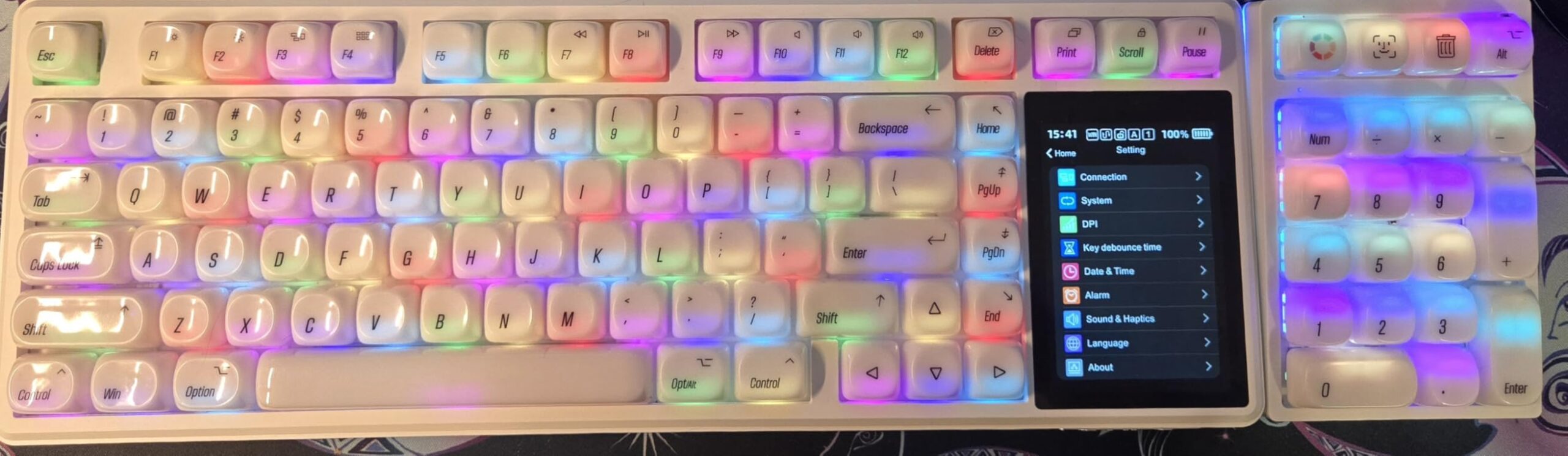 OHY XVX MOA Profile Japanese Fuji Mountain Theme PBT Keycaps Set, 140-Key Coffee & Cream Custom Keycaps for US Layout Mechanical Keyboards (Brown/Beige Design with Key Puller) customer photo 1