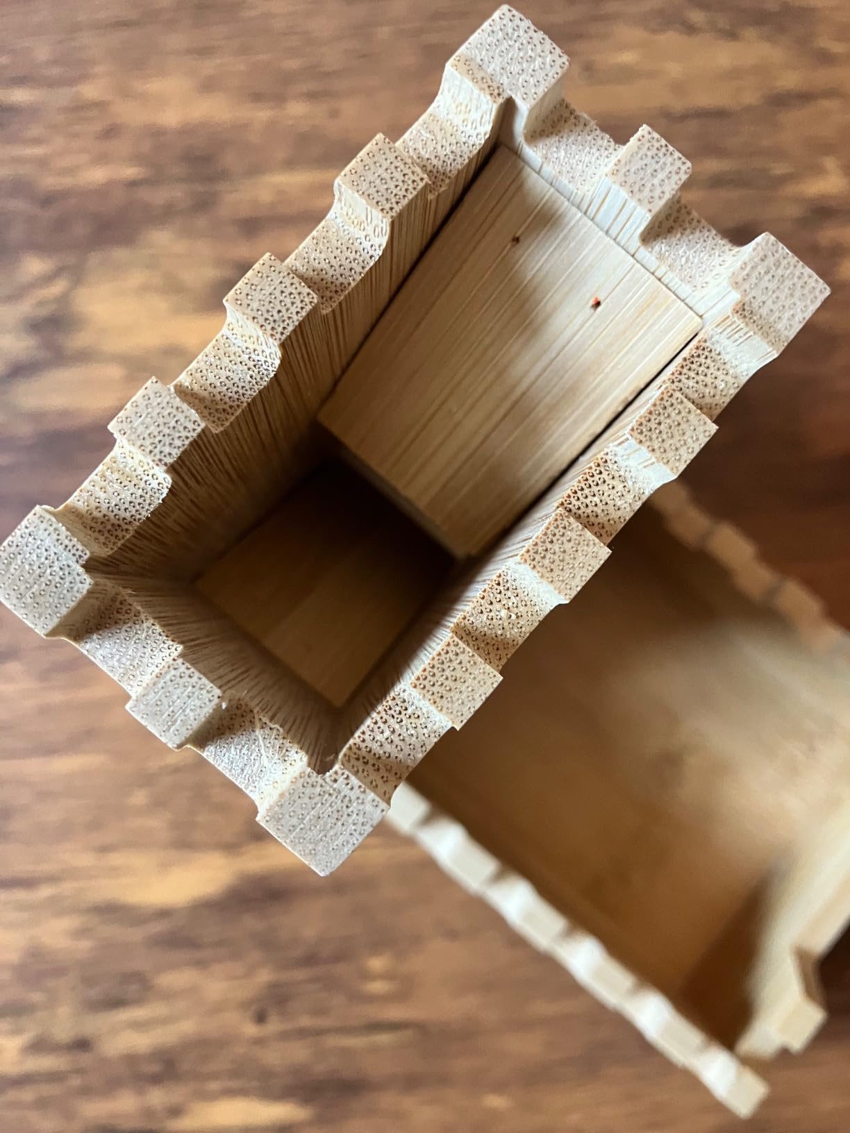 DNDND Bamboo Dice Tower, Folding Dice Tower DND Dice Rolling Tower for Dungeons and Dragons D&D Tabletop Game and RPG Games customer photo 1