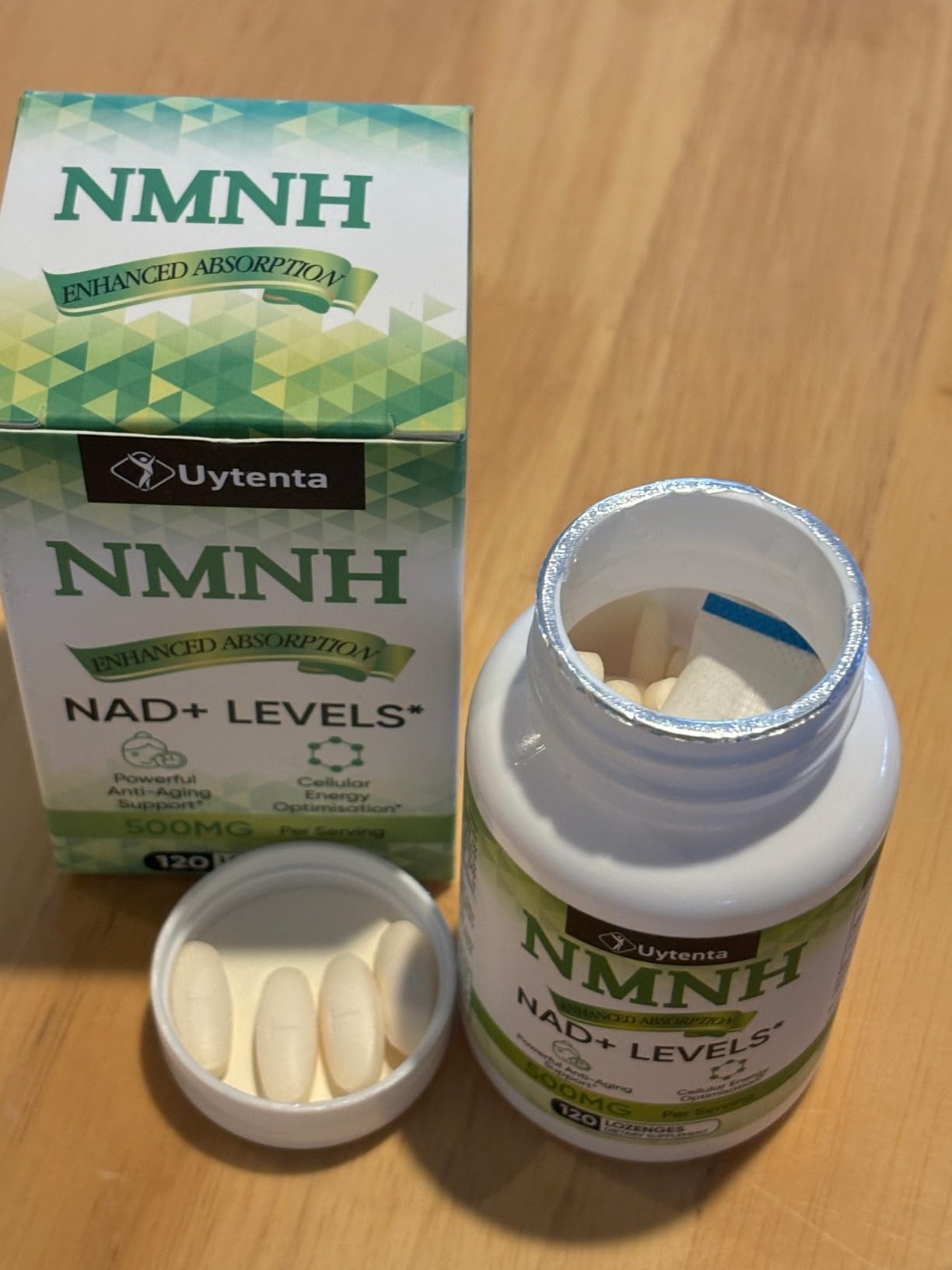 NMNH (Dihydronicotinamide Mononucleotide), NMN Supplement, 500mg per Serving NAD Supplement to Boost NAD+ Levels As We Age for Women & Men, Anti-Aging, Energy, Focus, 120 Count customer photo 2