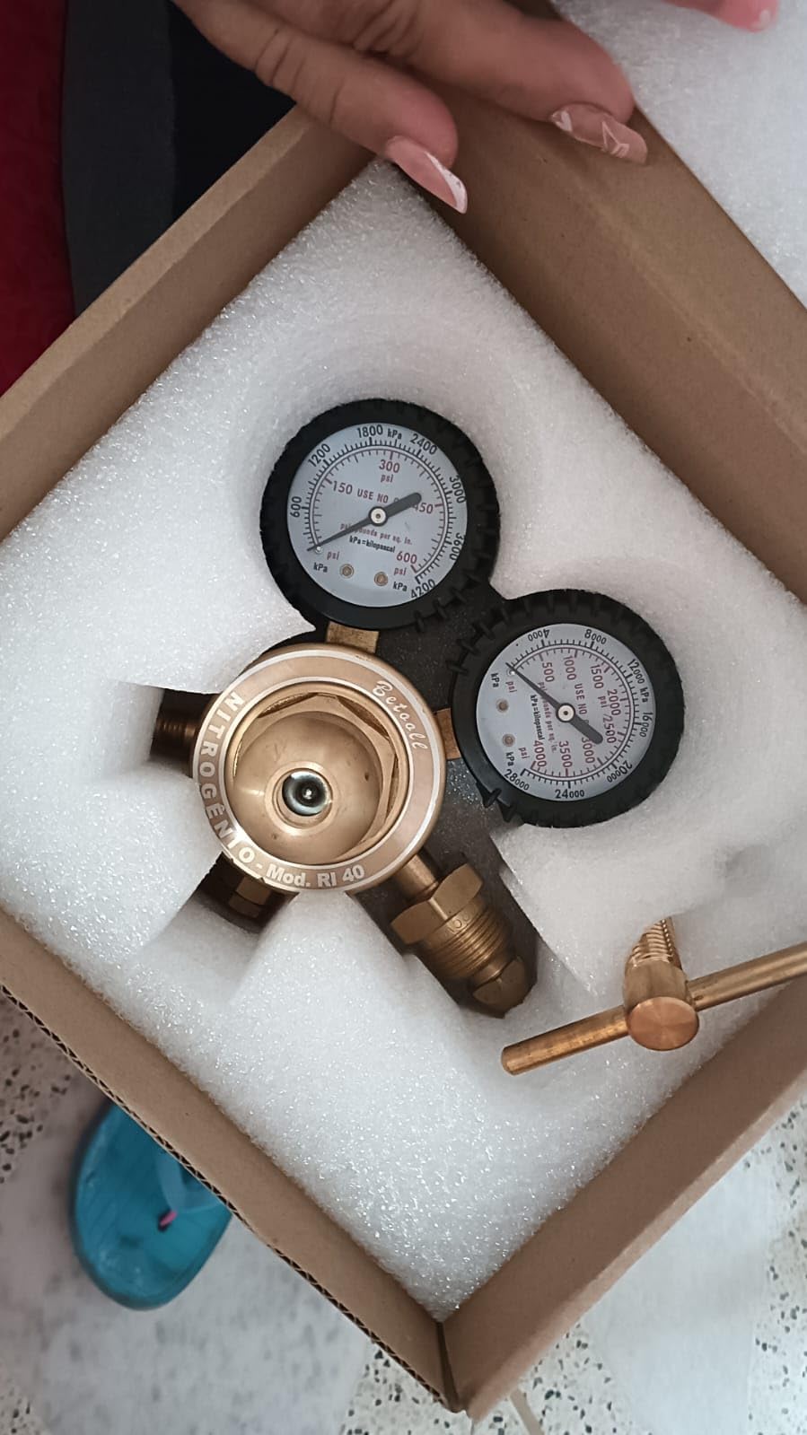 BETOOLL Nitrogen Regulator, Nitrogen Regulator HVAC with 78.7