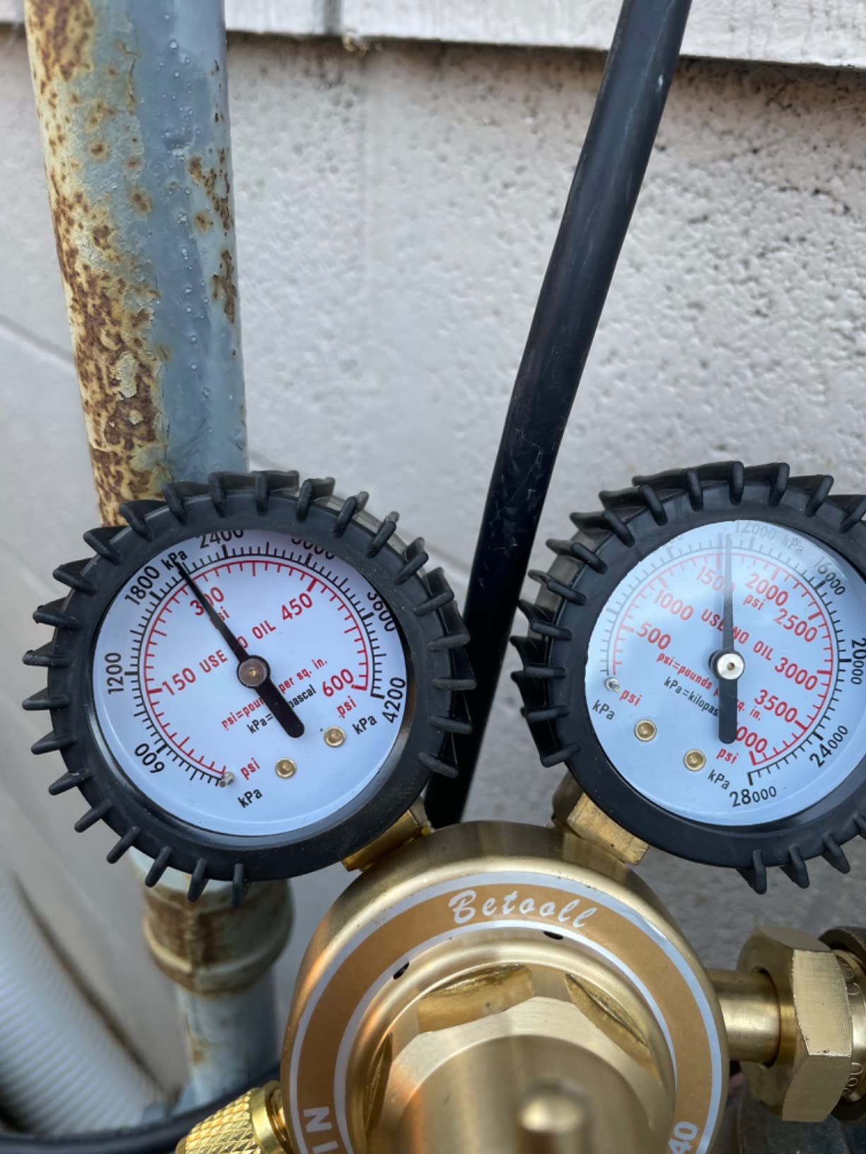 BETOOLL Nitrogen Regulator, Nitrogen Regulator HVAC with 78.7