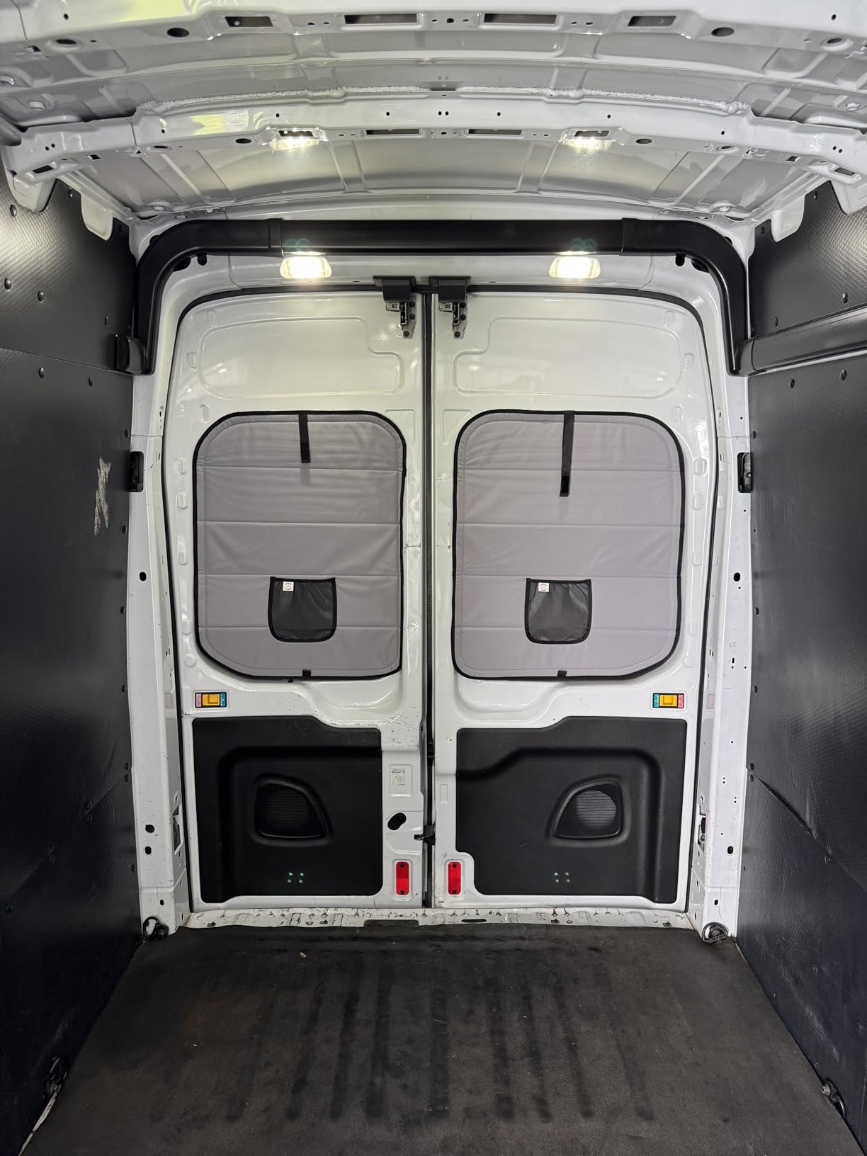 Living in a Bubble Insulated Blackout Rear Door Window Covers for Ford Transit 2015-Current Full Metal Door (Pair) customer photo 1