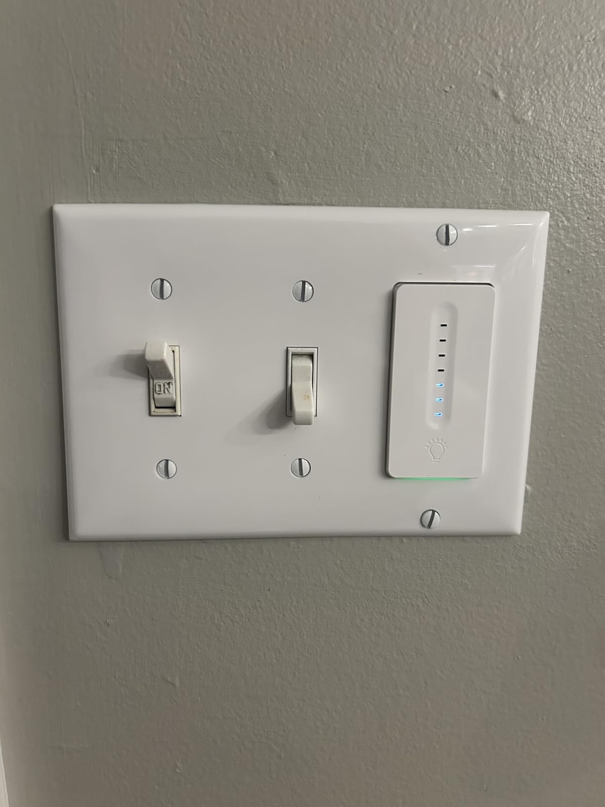UTEC Smart Dimmer Switch, Single-Pole Smart WiFi Mesh Switch for Dimmable Bulbs, Compatible with Alexa, Google Assistant and SmartThings, 2.4GHz Wi-Fi Only, FCC/ETL Certified, No Hub Required, 1 Pack customer photo 1