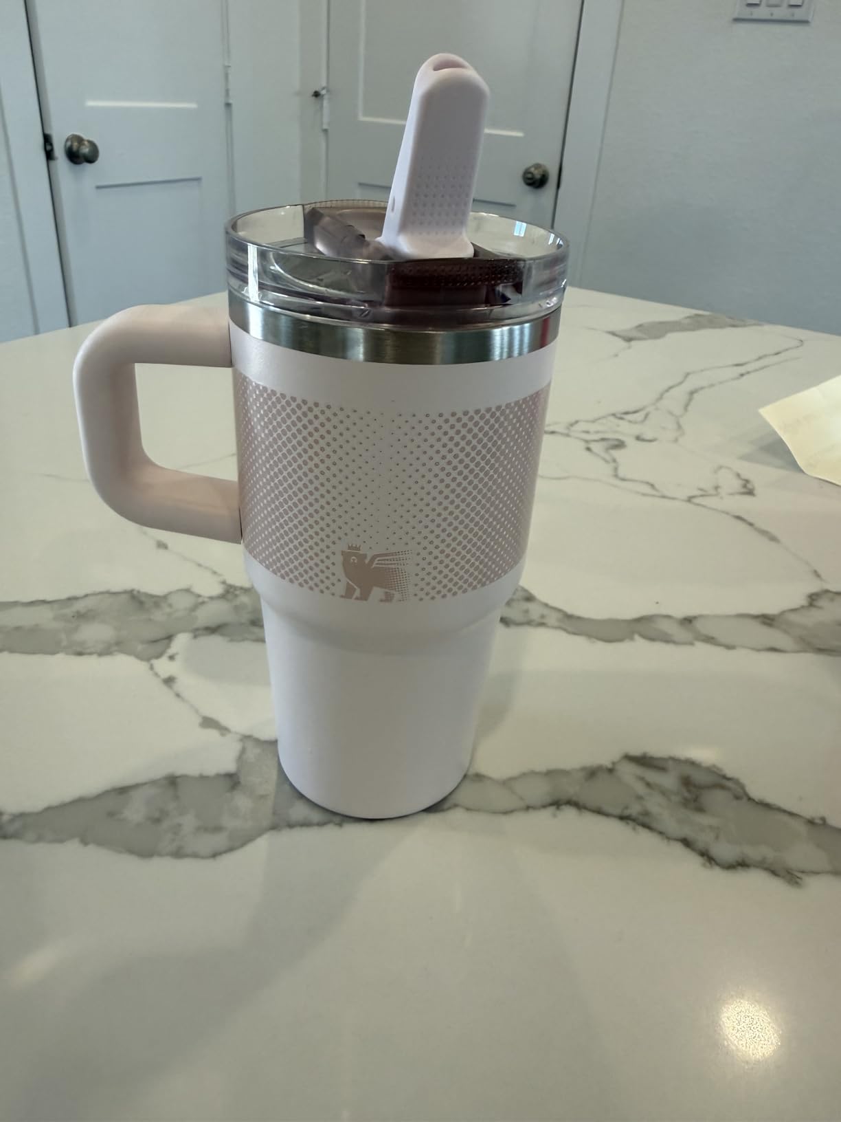 Quencher ProTour Flip Straw Tumbler with Leakproof Lid | Built-In Straw & Handle | Cupholder Compatible for Travel | Insulated Stainless Steel Cup | BPA-Free customer photo 2